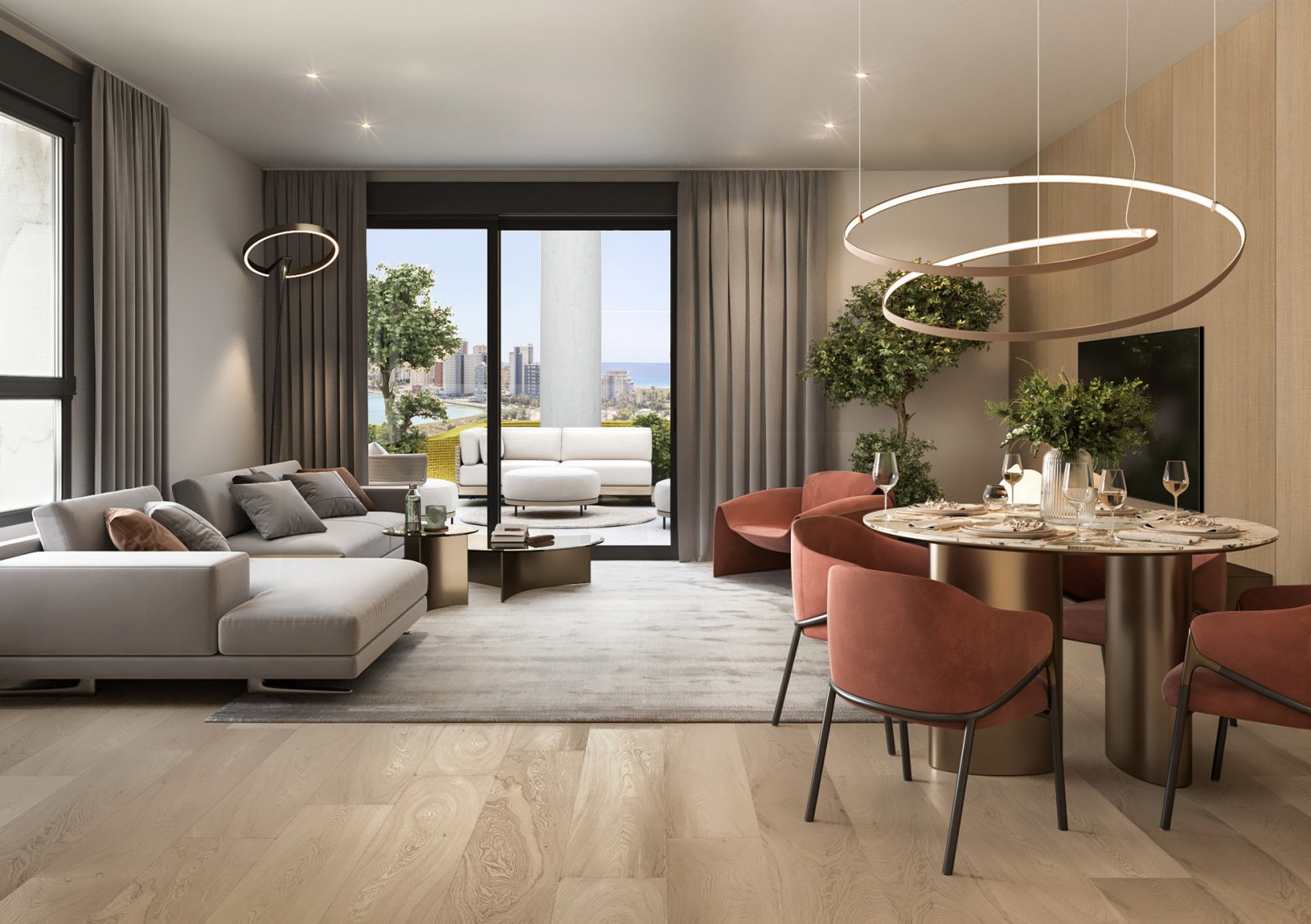  In der schönen Stadt Calpe gelegen, bietet dieser Wohnkomplex 31 Apartments, die entworfen wurden, um beeindruckende Meerblicke zu genießen. Die Nähe