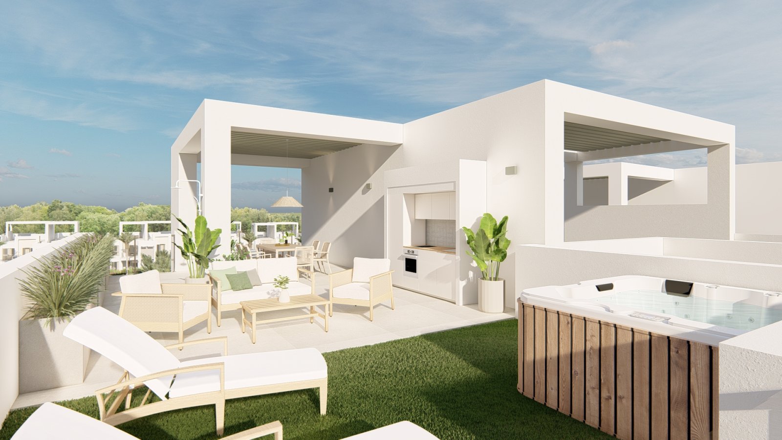 In der charmanten Stadt Los Alcázares gelegen, bietet diese exklusive Wohnanlage eine Auswahl von 32 Wohneinheiten, darunter Apartments, Erdgeschosse