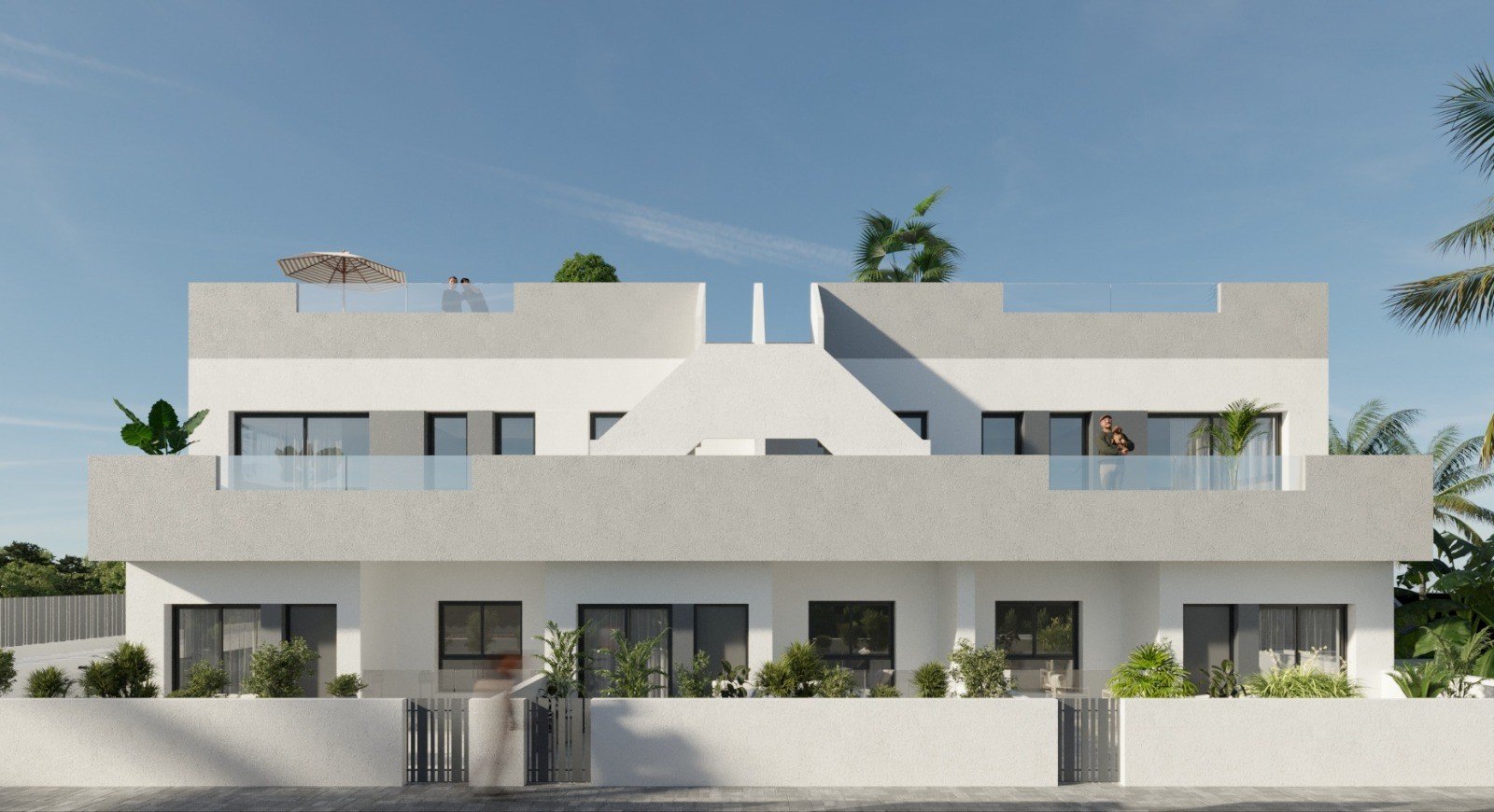 Diese exklusive Sammlung von 10 Bungalows befindet sich in der charmanten Stadt Torrevieja und bietet eine perfekte Kombination aus Komfort und Stil.