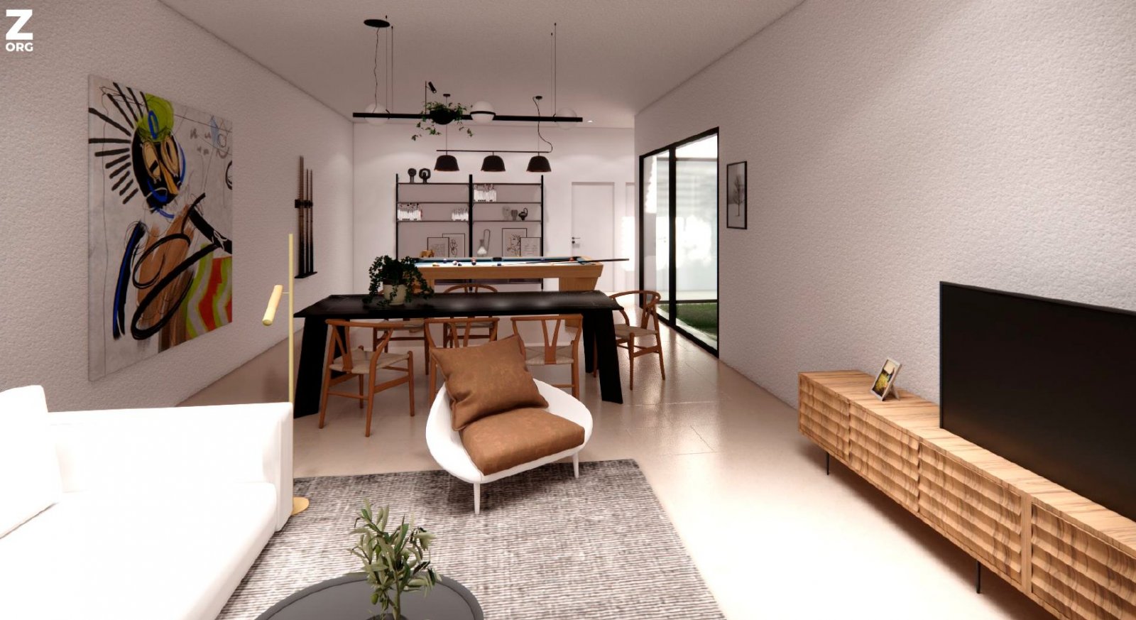 In der charmanten Ortschaft Santa Rosalía gelegen, bietet diese exklusive Sammlung freistehender Chalets eine Wohnumgebung mit nur vier Immobilien. J