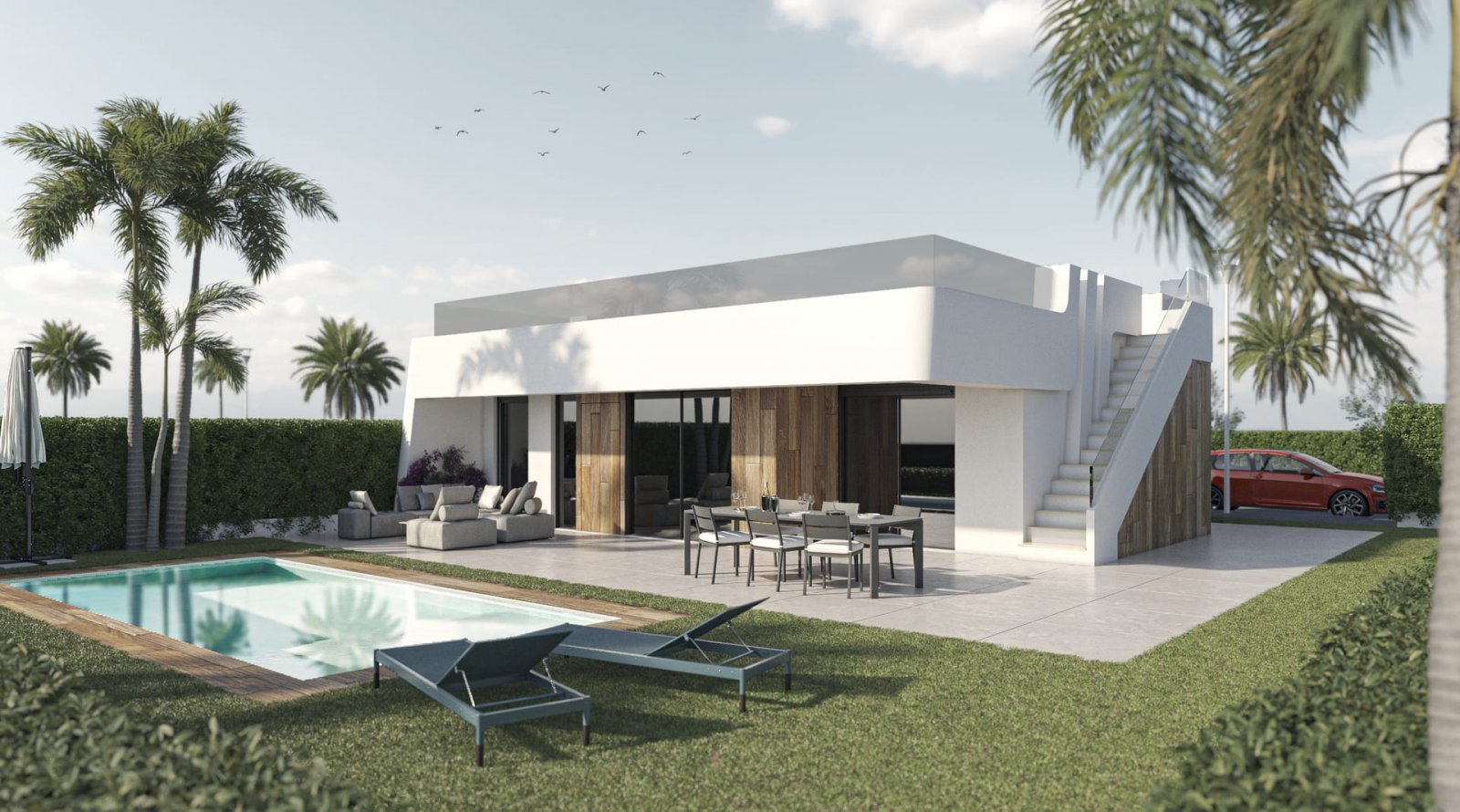 Im prestigeträchtigen Condado de Alhama gelegen, bietet diese Wohnanlage eine exklusive Auswahl von 21 Immobilien, darunter Apartments, Erdgeschosse