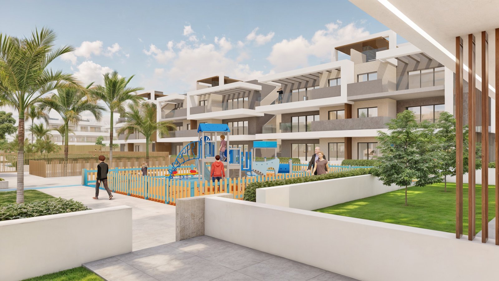  Wunderschöne, bezugsfertige Ferienwohnung im Erdgeschoss eines Neubaus in Torre de la Horadada, 3 Schlafzimmer, 2 Badezimmer, voll lizenziert, garant
