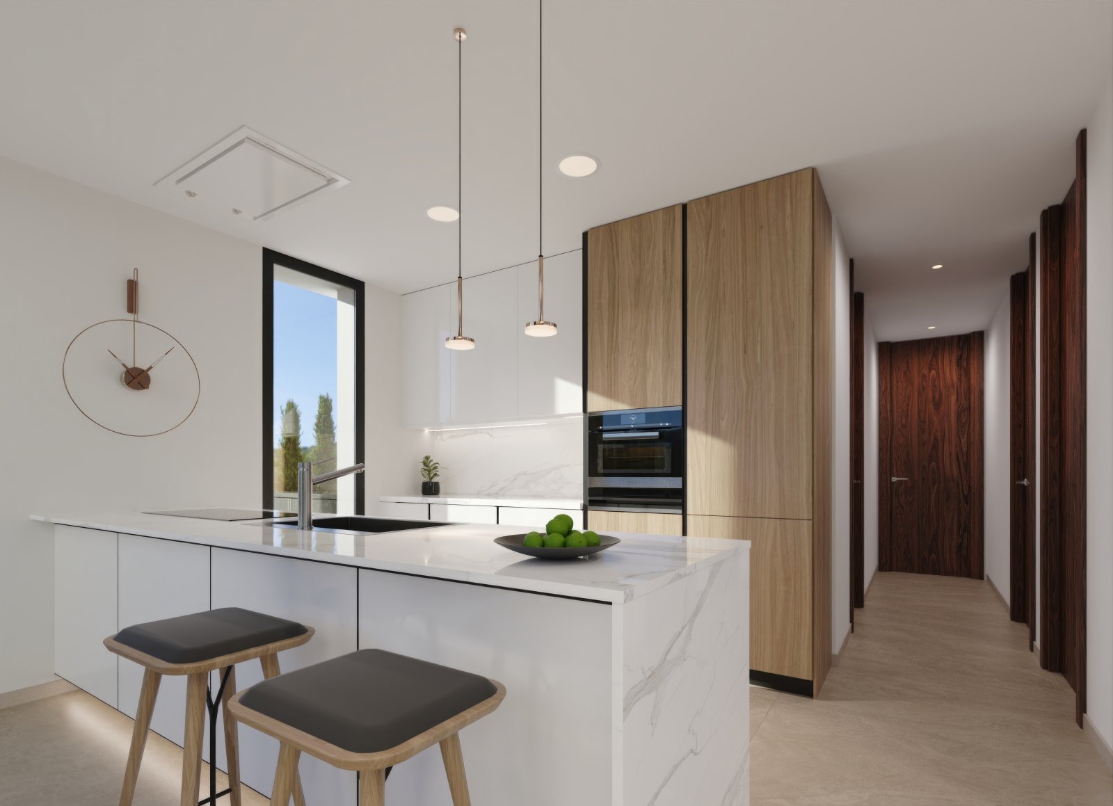 In der charmanten Stadt Finestrat gelegen, bieten diese Immobilien eine exklusive und ruhige Umgebung. Die Wohnanlage besteht aus vier Häusern, die j