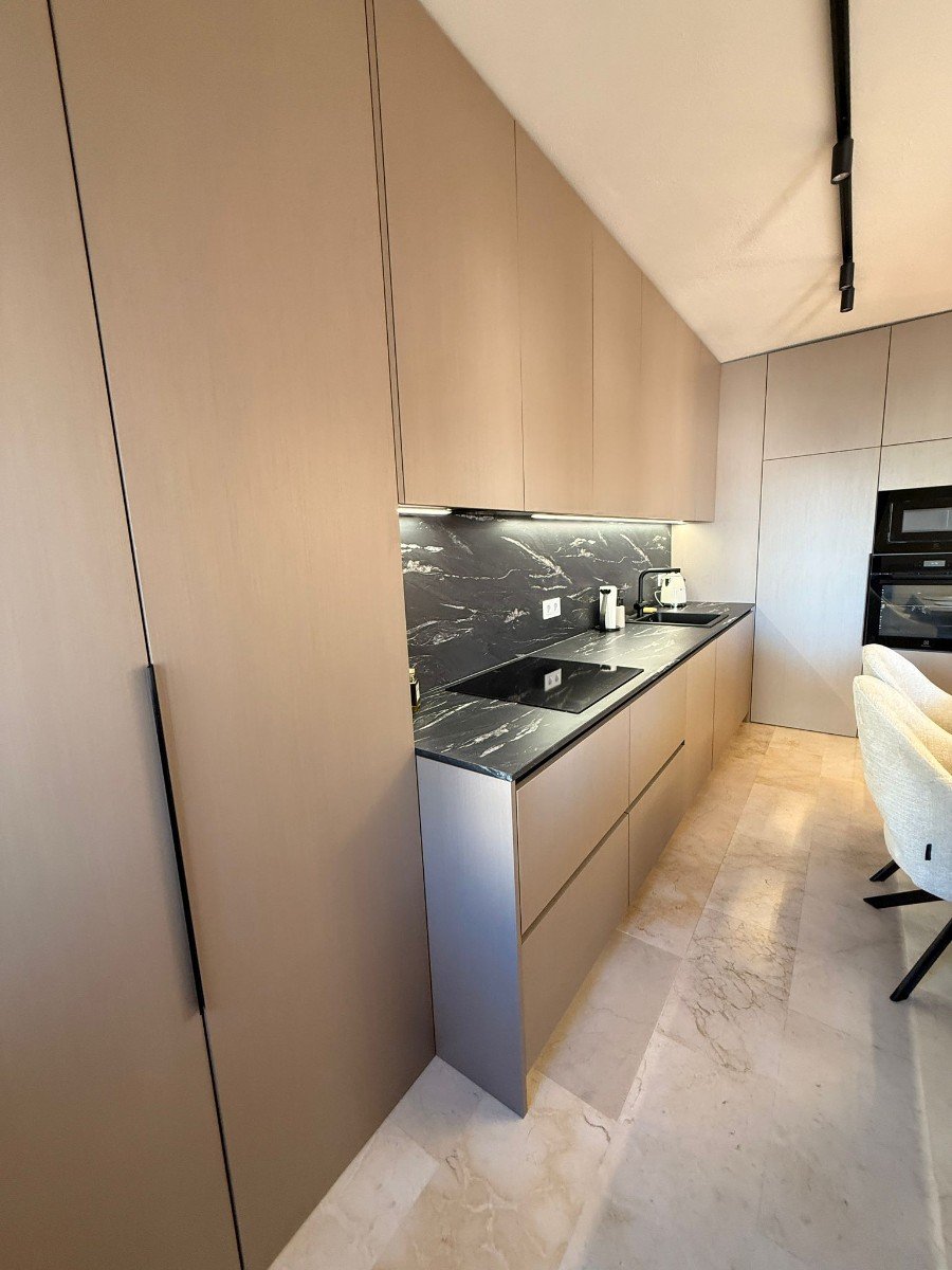   This beautifully renovated and fully furnished 138m² apartment offers spacious, modern living with high-quality finishes throughout. Designed for co