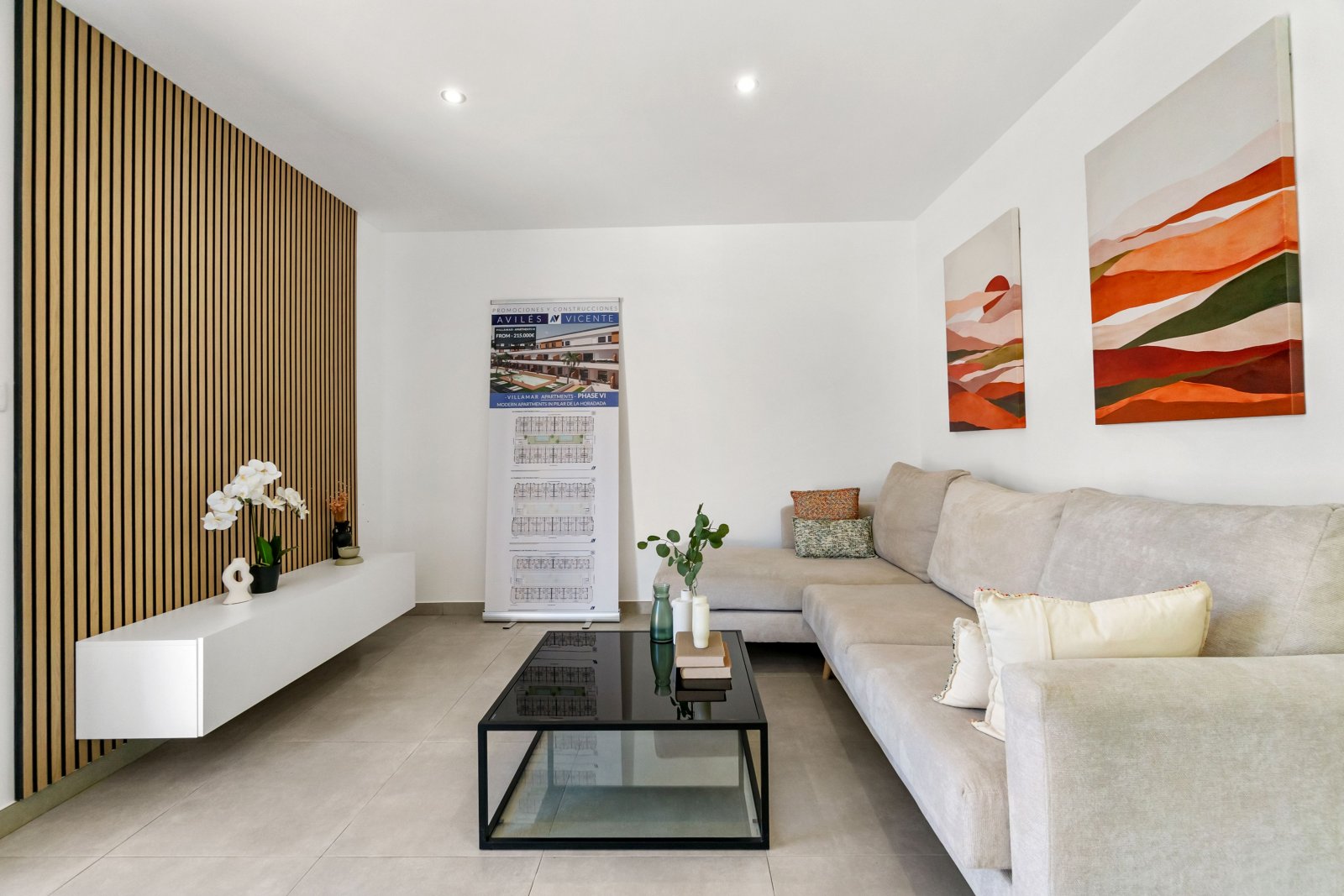  Exklusive Wohnanlage mit 122 modernen Wohneinheiten in der begehrten Küstenstadt Santiago de la Ribera. Die sorgfältig ausgewählten Apartments, Erdge