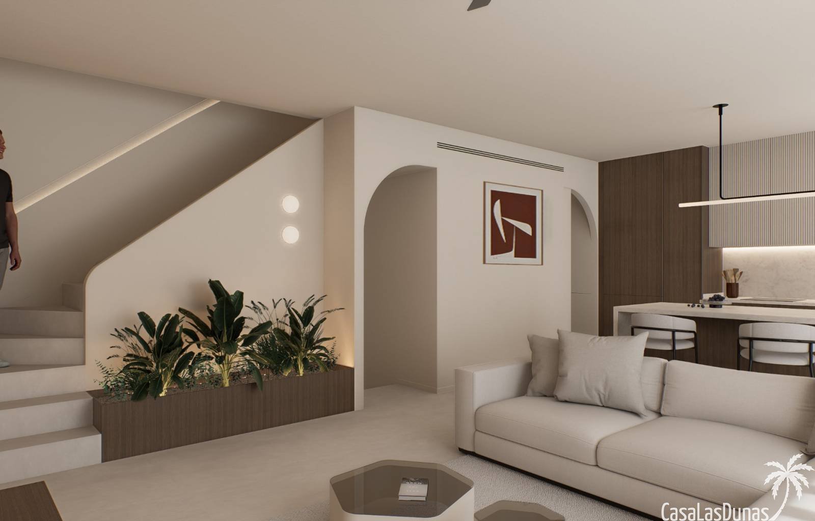 Wir bieten ein exklusives Wohnprojekt in Gran Alacant, das modernen Luxus neu definiert. Die prächtigen Villen mit 2 und 3 Schlafzimmern sind geräumi