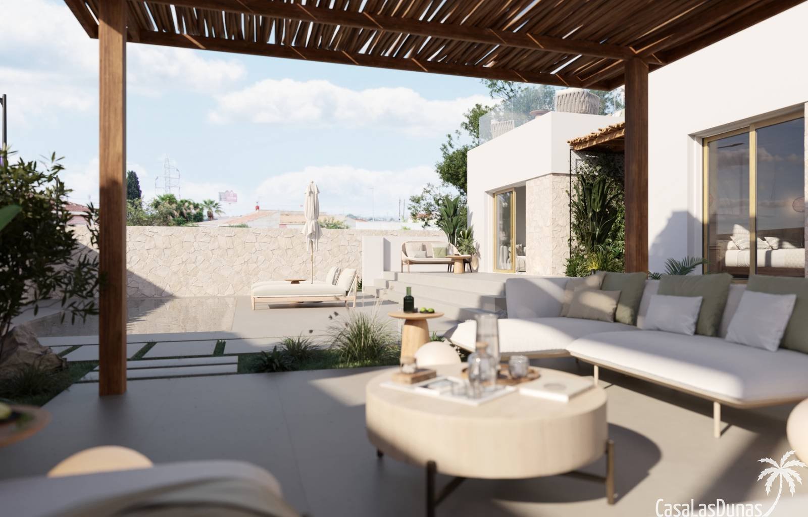 In Ciudad Quesada bieden wij deze moderne villa aan met 3 slaapkamers, 2 badkamers en een privézwembad. De woning beschikt over 117 m² bebouwde opper