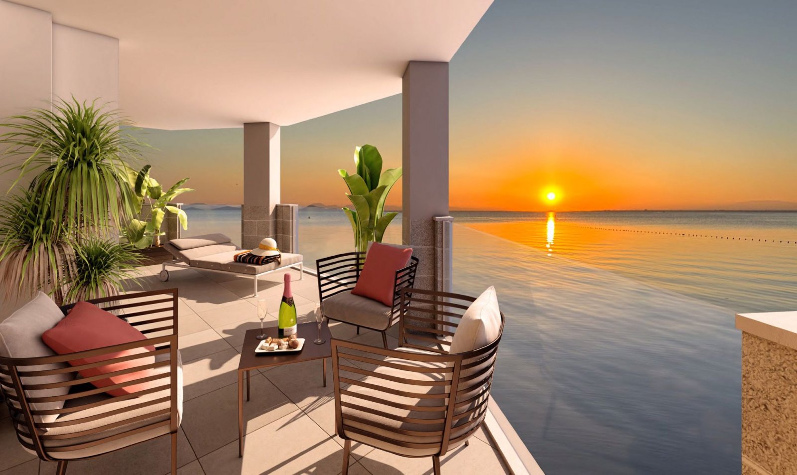 In der exklusiven Gegend von La Manga del Mar Menor gelegen, bietet diese Wohnanlage eine Auswahl von 167 Immobilien, darunter Apartments und Penthäu
