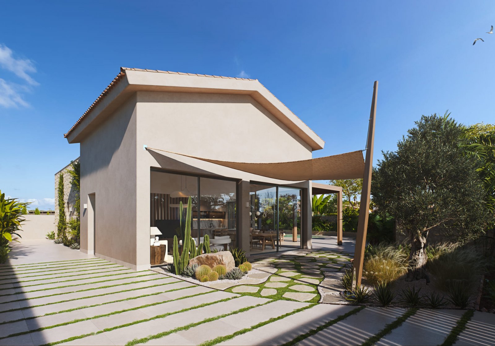 In der charmanten Umgebung von Cabo de Palos gelegen, bietet diese Villa ein einzigartiges Wohnerlebnis in erster Meereslinie. Mit garantiertem Meerb