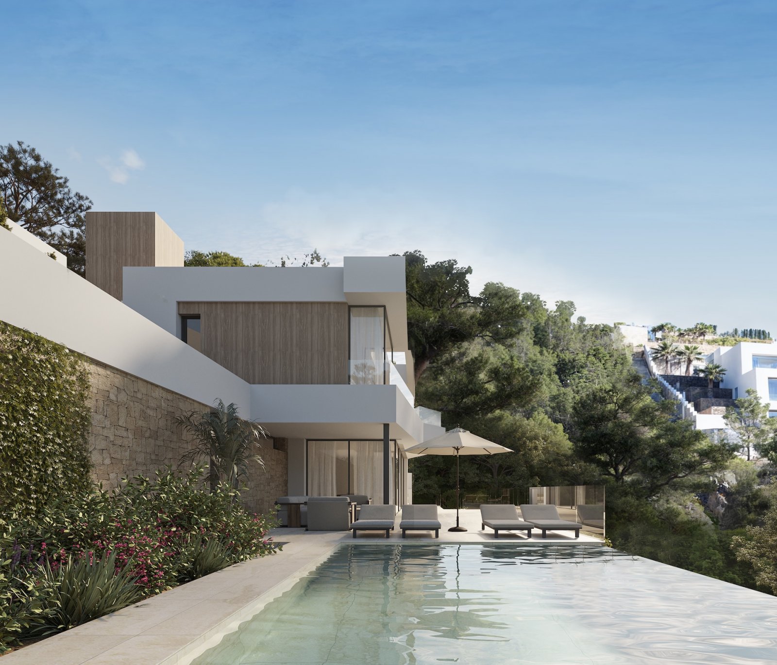 In der charmanten Stadt Calpe gelegen, bietet diese exklusive Villa ein unvergleichliches Wohnerlebnis. Mit einem modernen und eleganten architektoni