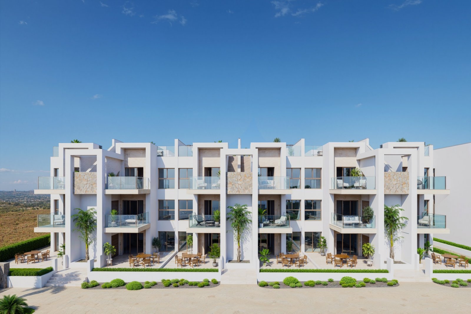 In der charmanten Stadt Los Alcázares gelegen, bietet diese exklusive Wohnanlage eine Auswahl von 32 Wohneinheiten, darunter Apartments, Erdgeschosse