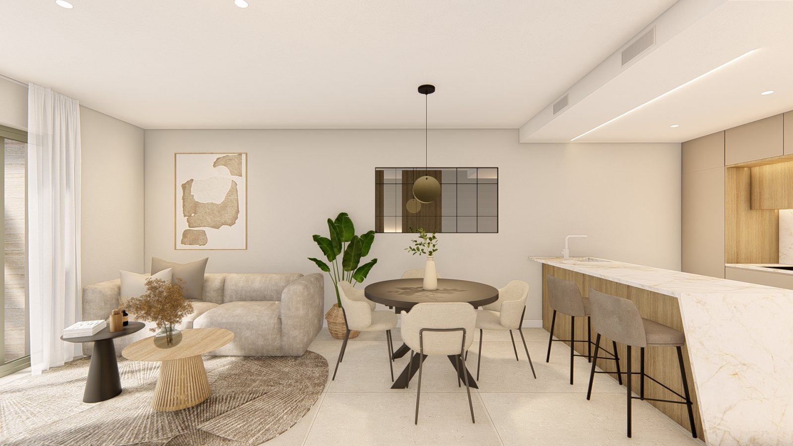 In der charmanten Stadt Los Alcázares gelegen, bietet diese exklusive Wohnanlage eine Auswahl von 32 Wohneinheiten, darunter Apartments, Erdgeschosse