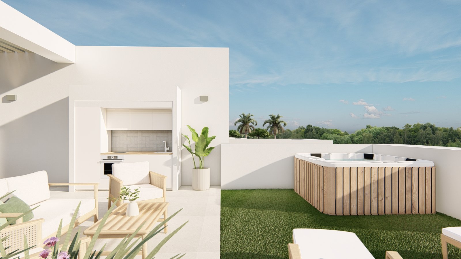 In der charmanten Stadt Los Alcázares gelegen, bietet diese exklusive Wohnanlage eine Auswahl von 32 Wohneinheiten, darunter Apartments, Erdgeschosse