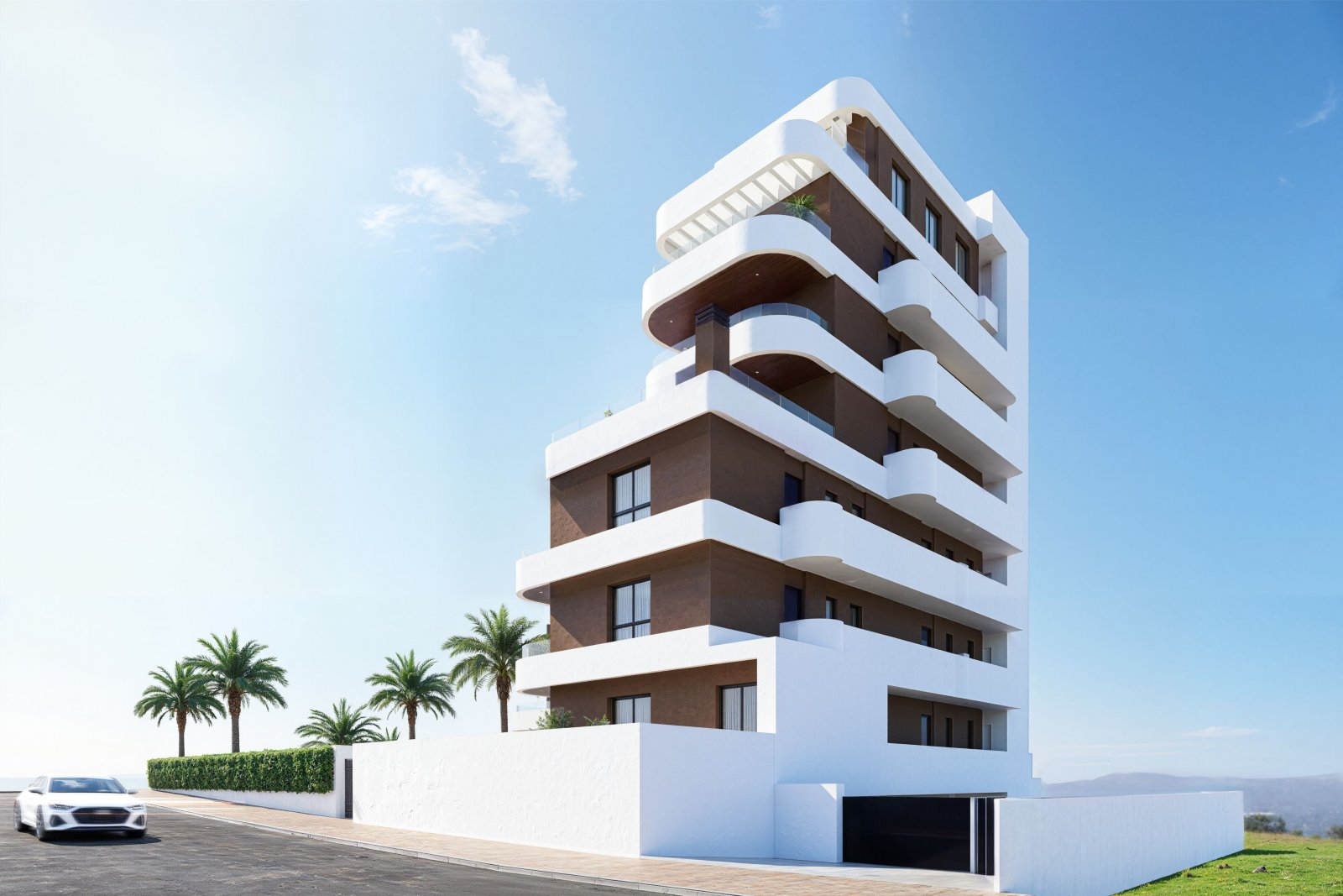  In der charmanten Stadt Guardamar del Segura gelegen, bietet diese Wohnanlage eine Auswahl von 19 Immobilien, darunter Apartments, Erdgeschosse und P