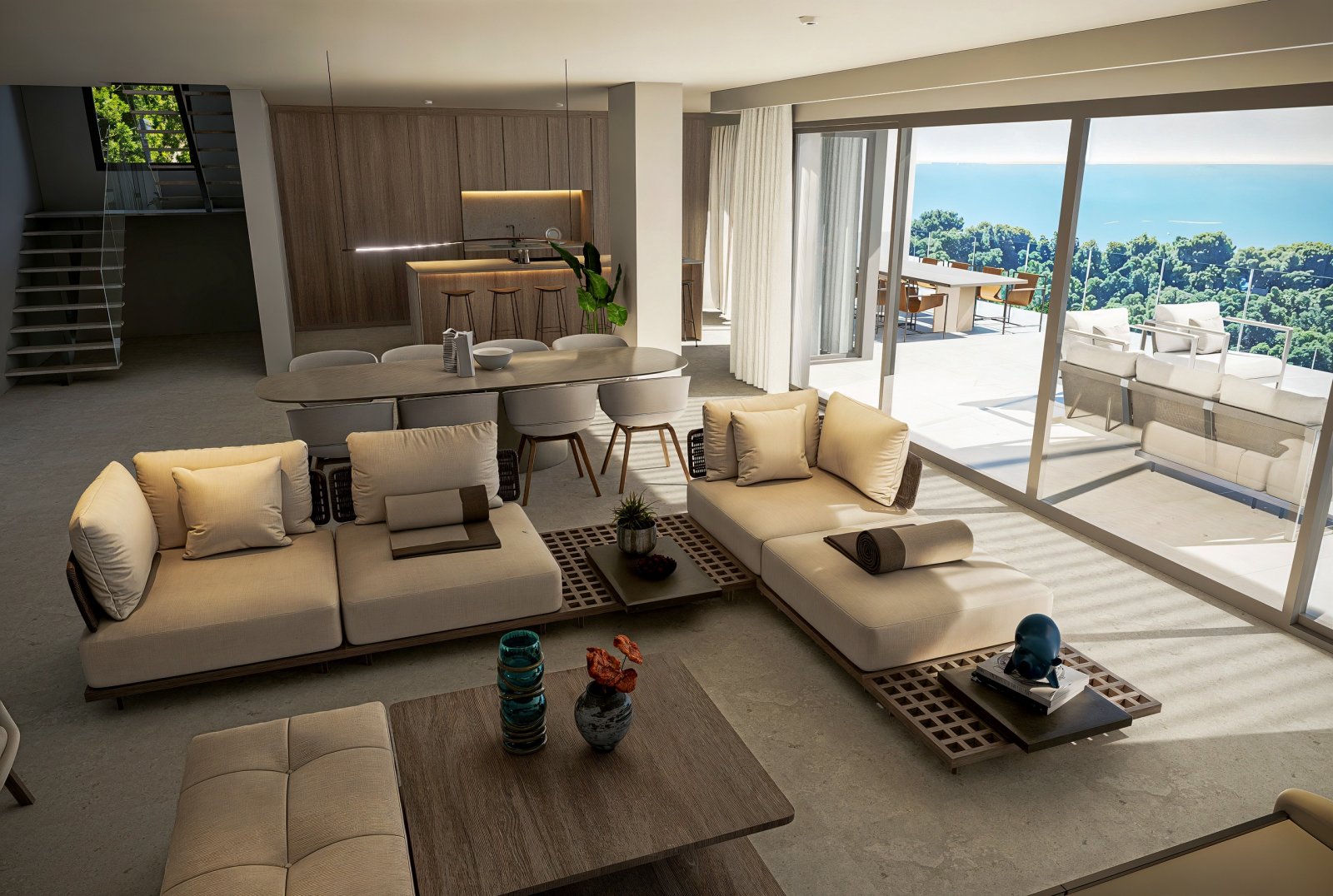 Diese Villa befindet sich in der exklusiven Gegend von Altea und bietet eine privilegierte Umgebung mit Meerblick. Die Immobilie liegt nur 3 km von d