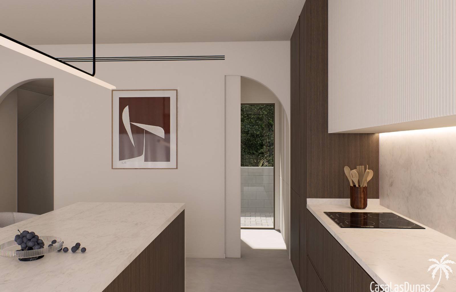 Wir bieten ein exklusives Wohnprojekt in Gran Alacant, das modernen Luxus neu definiert. Die prächtigen Villen mit 2 und 3 Schlafzimmern sind geräumi