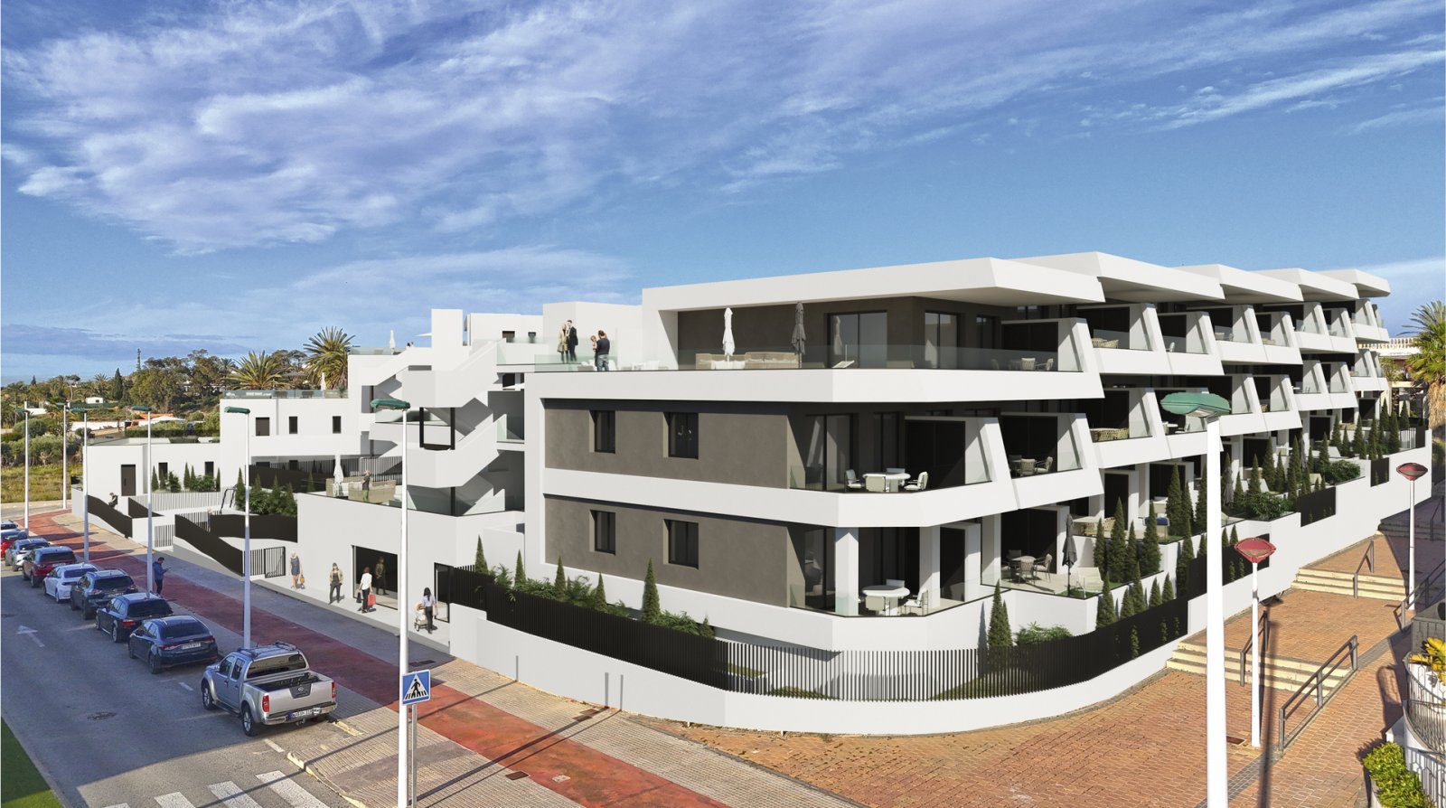 In der pulsierenden Stadt Elche gelegen, bietet diese Wohnanlage eine Vielzahl von Wohnmöglichkeiten, die sich an unterschiedliche Bedürfnisse und Le
