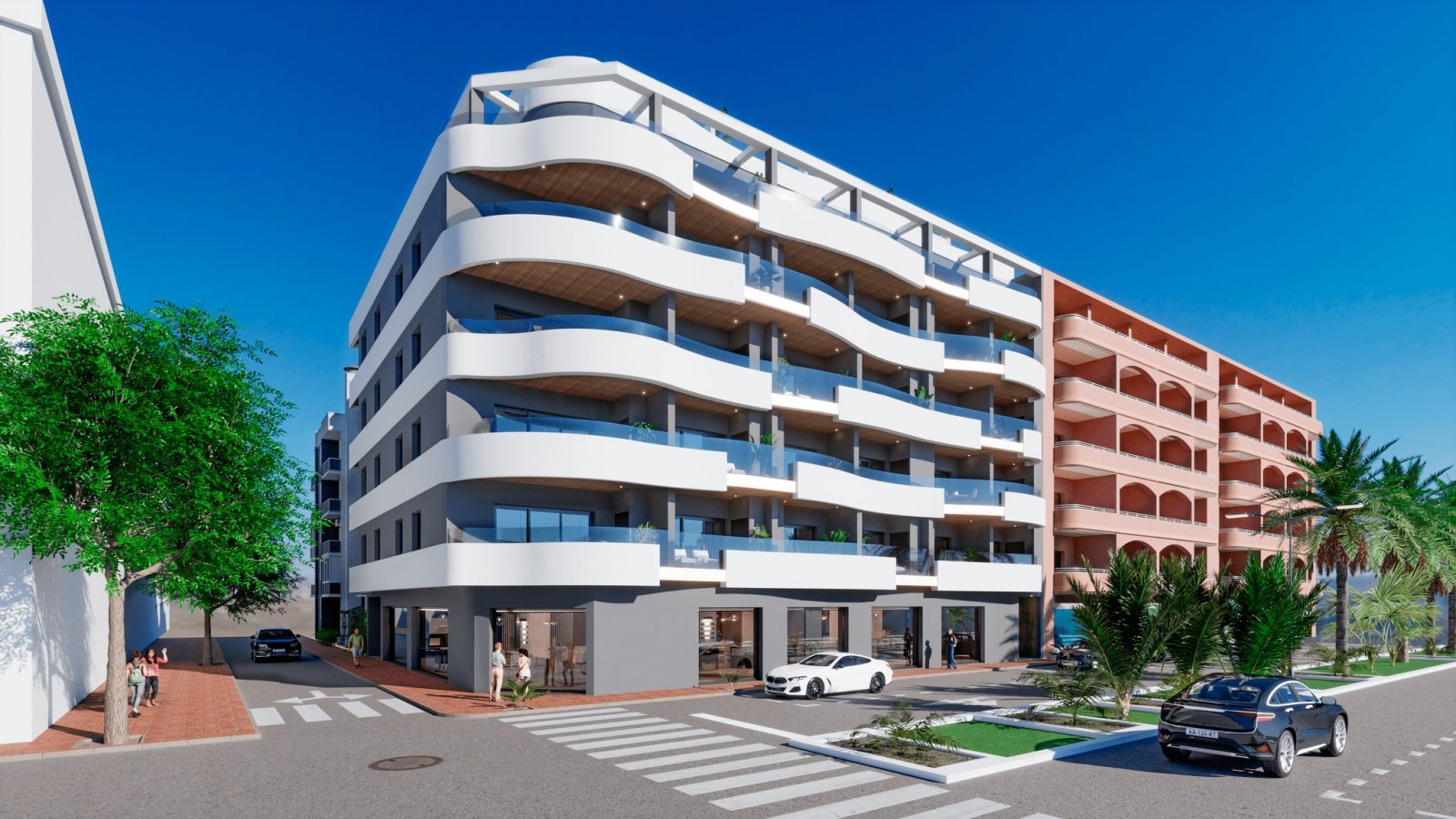In der charmanten Stadt Torrevieja gelegen, bietet diese Wohnanlage ein einzigartiges Wohnerlebnis in erster Meereslinie. Mit insgesamt 34 Einheiten