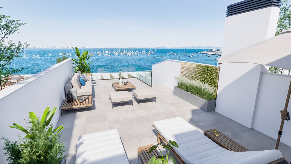  Im charmanten Ort San Pedro del Pinatar gelegen, bietet diese Wohnanlage eine Auswahl von 21 Immobilien, darunter Apartments, Erdgeschosse und Penthä