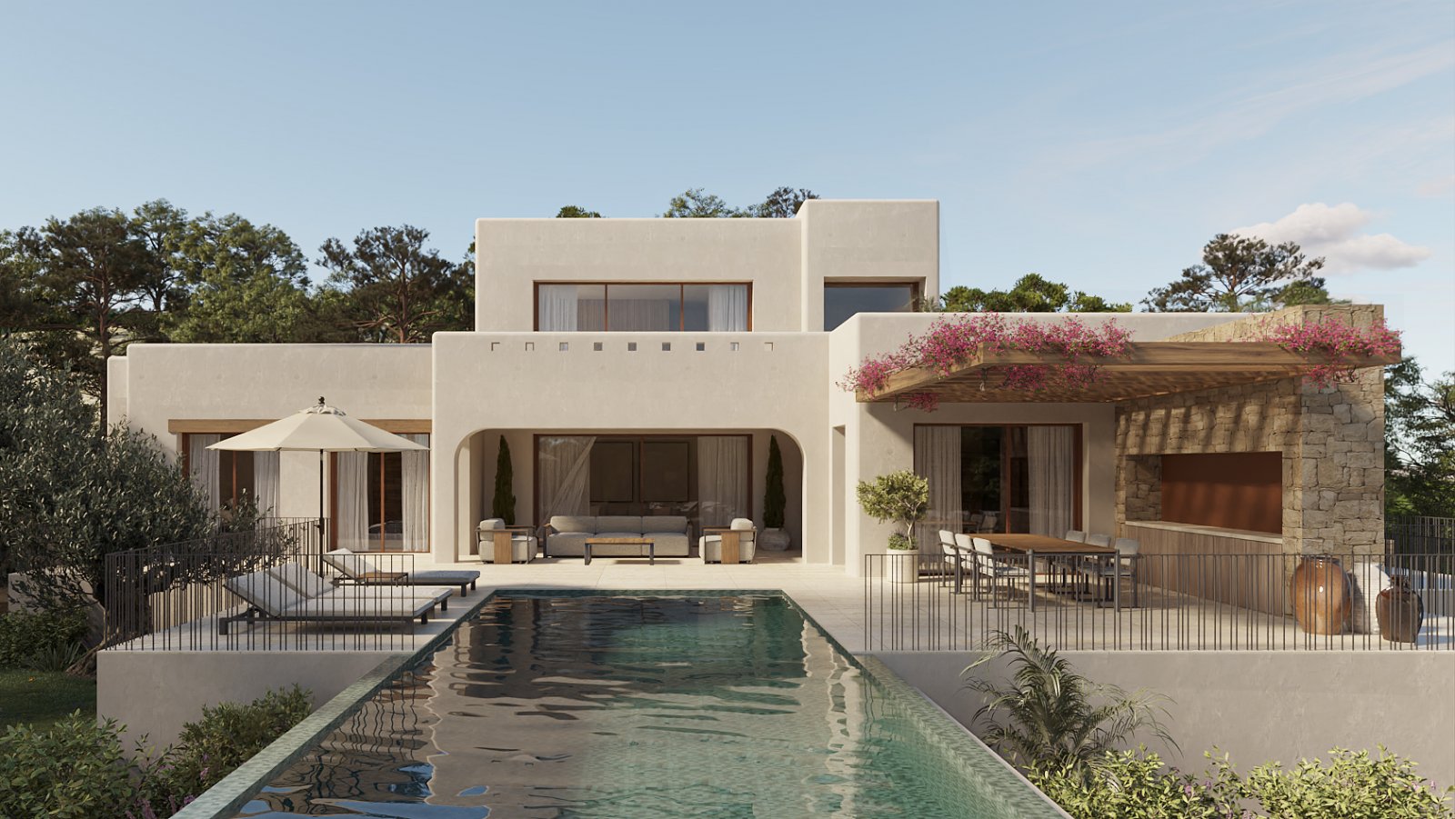 In der charmanten Stadt Benissa gelegen, bietet diese exklusive Villa eine perfekte Kombination aus Komfort und Stil. Entworfen für diejenigen, die e
