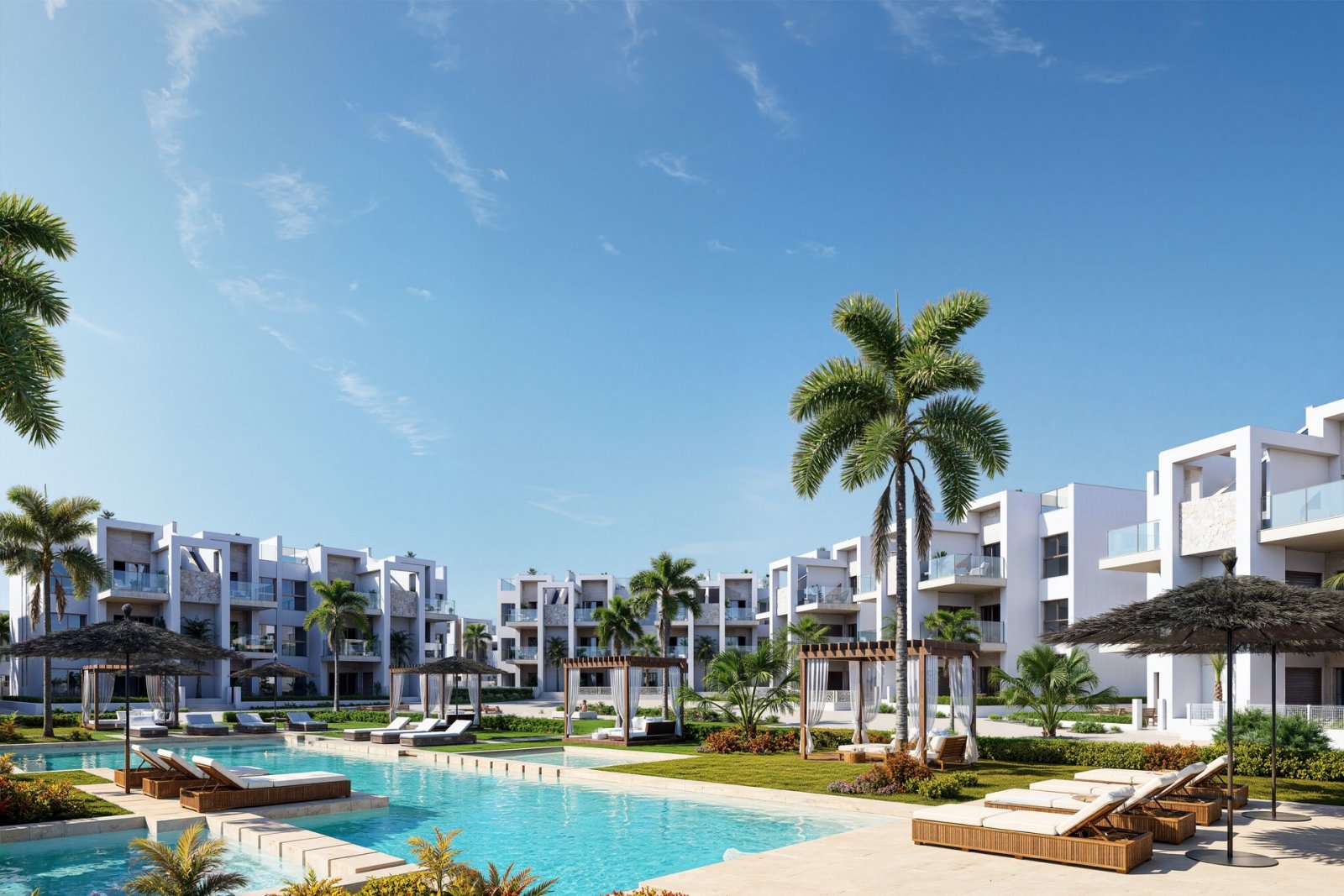 In der charmanten Stadt Los Alcázares gelegen, bietet diese exklusive Wohnanlage eine Auswahl von 32 Wohneinheiten, darunter Apartments, Erdgeschosse