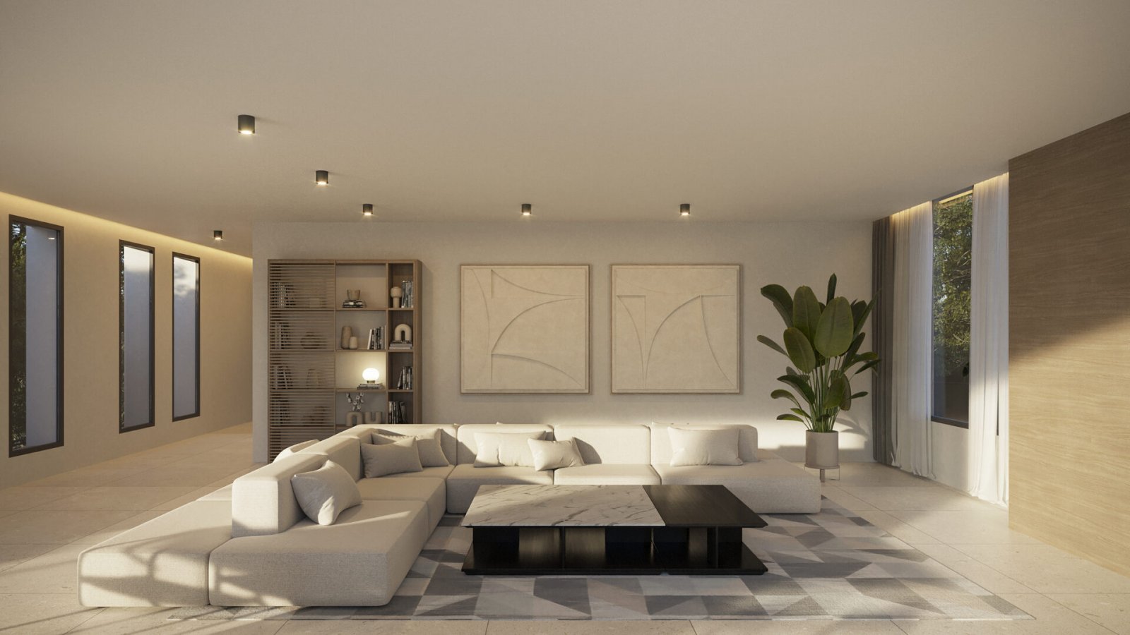 In der charmanten Stadt Teulada gelegen, bietet diese exklusive Villa eine privilegierte Umgebung für diejenigen, die ein Traumhaus suchen. Nur 0,9 k