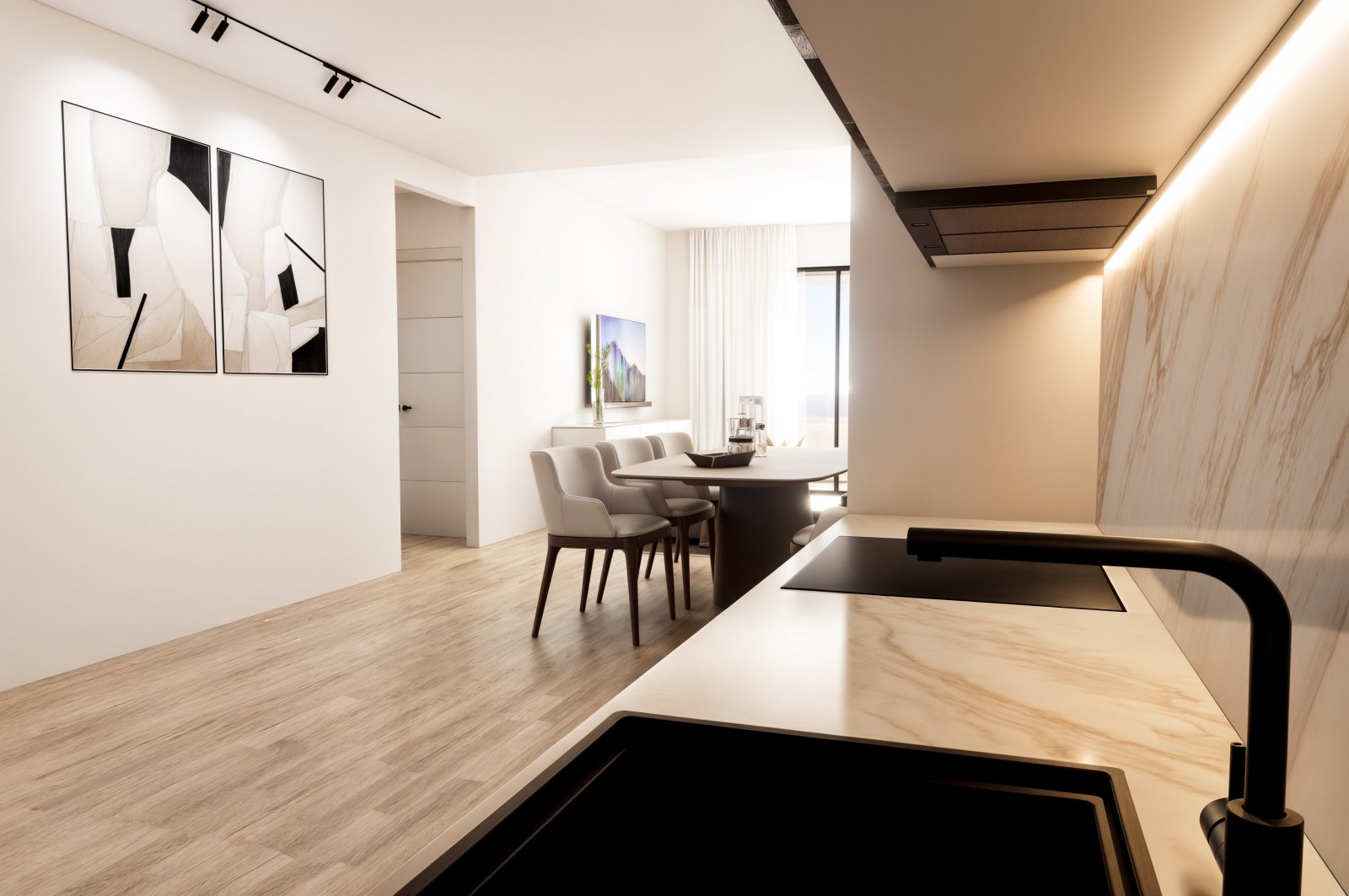 In der charmanten Stadt Finestrat gelegen, bietet diese Wohnanlage eine Auswahl von 73 Wohnungen, darunter Apartments und Penthäuser. Entworfen für d