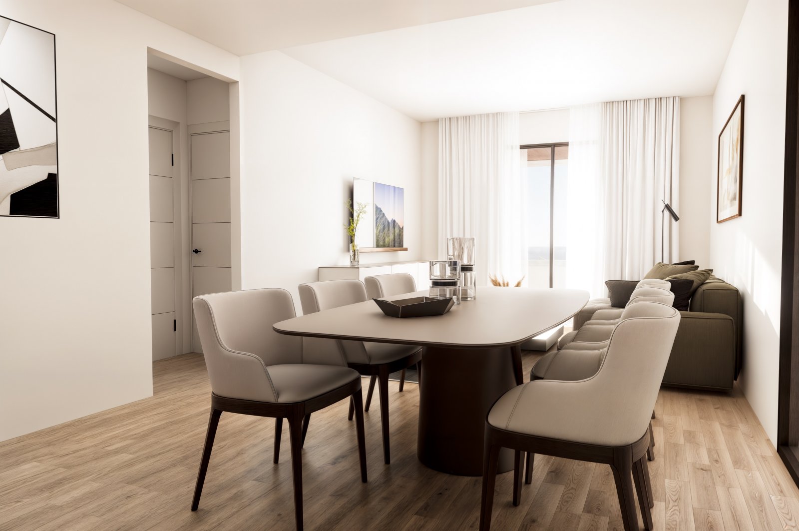 In der charmanten Stadt Finestrat gelegen, bietet diese Wohnanlage eine Auswahl von 73 Wohnungen, darunter Apartments und Penthäuser. Entworfen für d