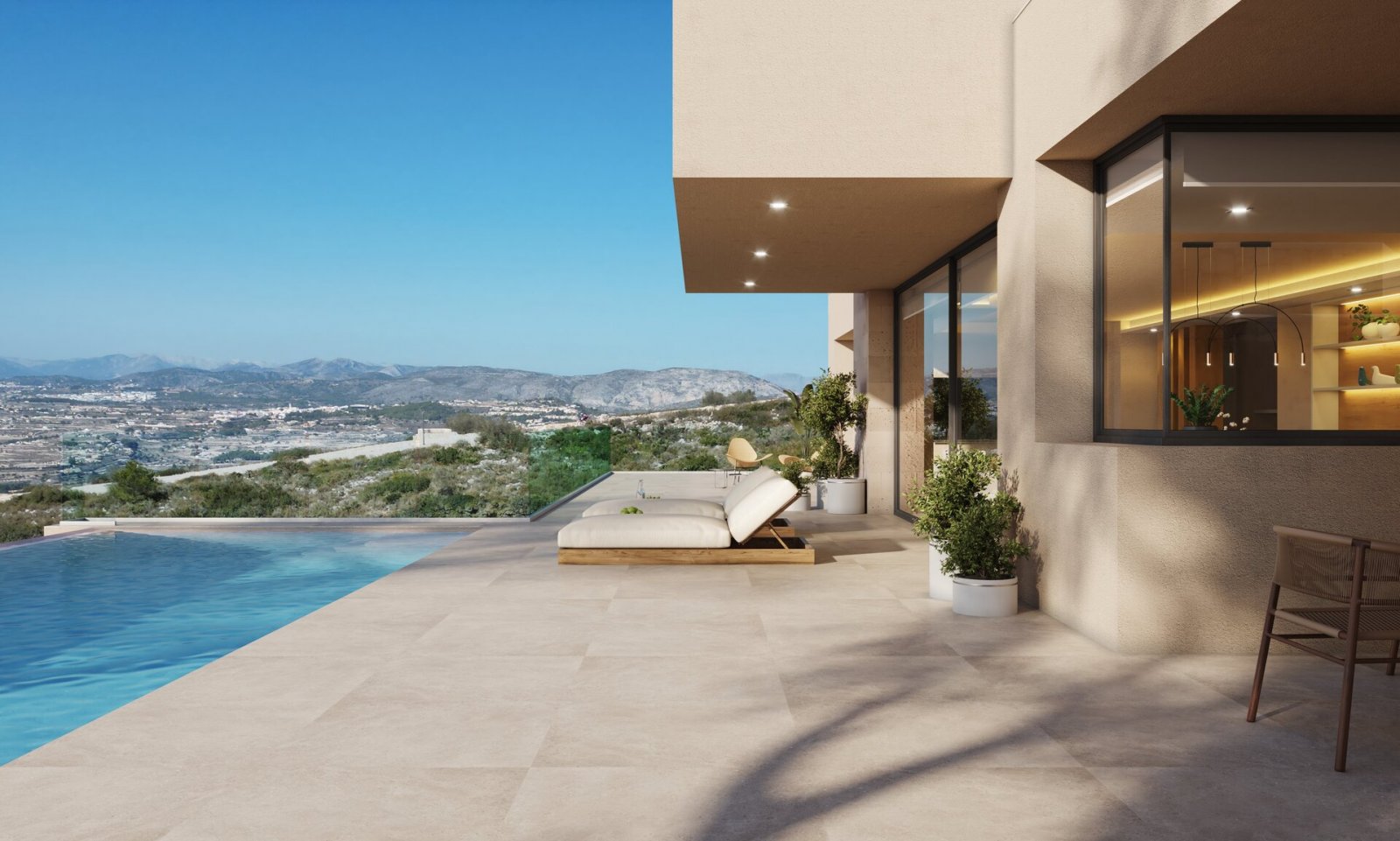 In der exklusiven Gegend von Cumbre del Sol gelegen, bietet diese Villa ein einzigartiges Wohnerlebnis mit Meerblick. Die Immobilie befindet sich nur