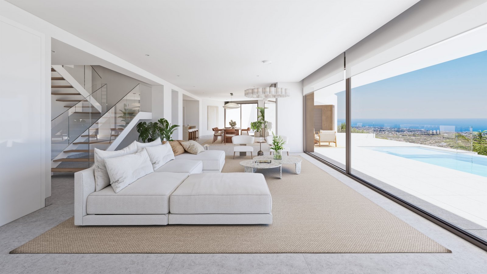 In der charmanten Stadt Benissa gelegen, bietet diese Villa ein außergewöhnliches Wohnerlebnis mit Meerblick. Die Immobilie befindet sich nur 3 km vo