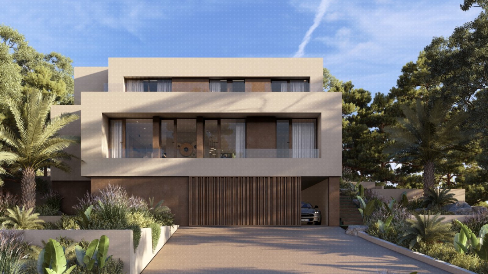 Diese atemberaubende Villa mit 430 m² befindet sich in einer erstklassigen Lage in Santa Ponça auf einem großzügigen 1.510 m² großen Grundstück und w