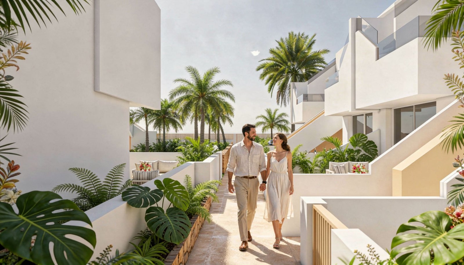 Im charmanten Ort Pilar de la Horadada gelegen, bietet diese Wohnanlage 14 exklusive Bungalows, die darauf ausgelegt sind, die Bedürfnisse derjenigen