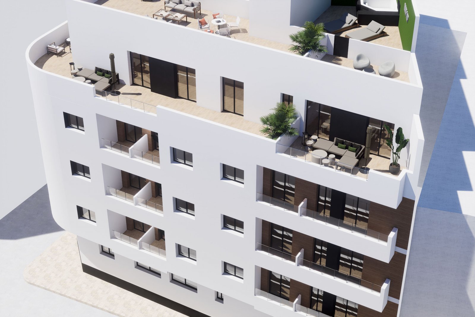 In der charmanten Stadt Torrevieja gelegen, bietet diese Wohnanlage eine Auswahl von 21 Wohnungen, darunter Apartments, Erdgeschosse und Penthäuser.