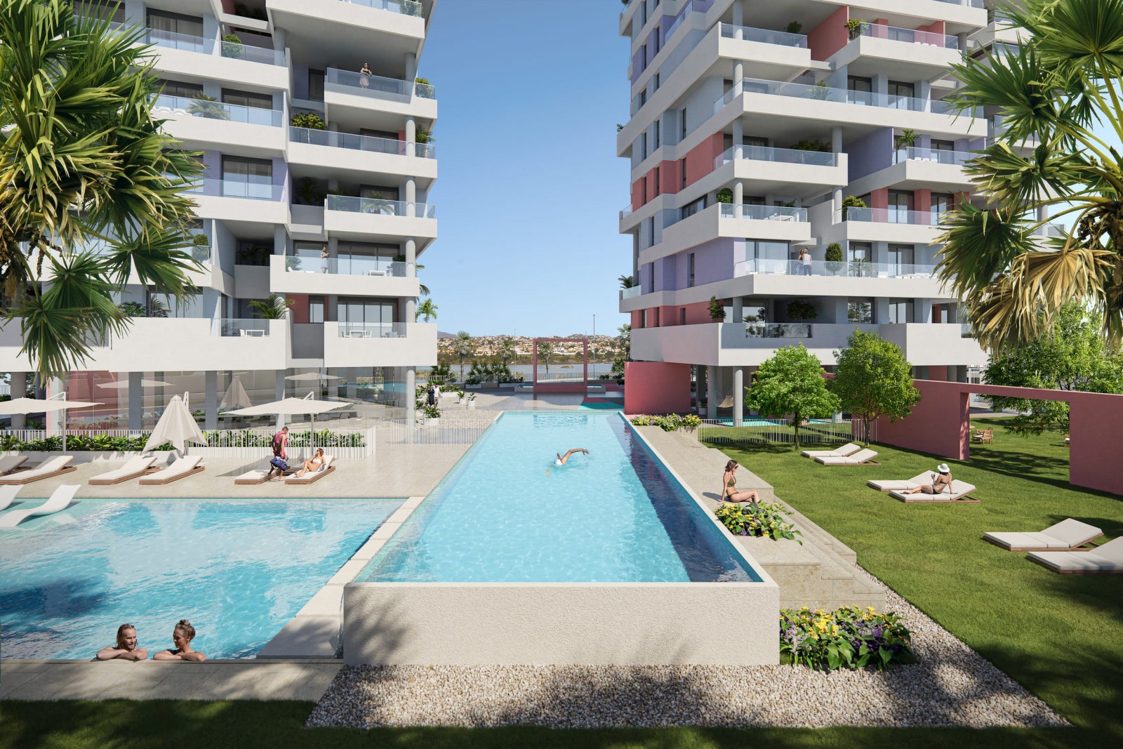 In der schönen Stadt Calpe gelegen, bietet diese Wohnanlage ein einzigartiges Wohnerlebnis dank ihrer Nähe zum Meer, nur 100 Meter entfernt. Sie best