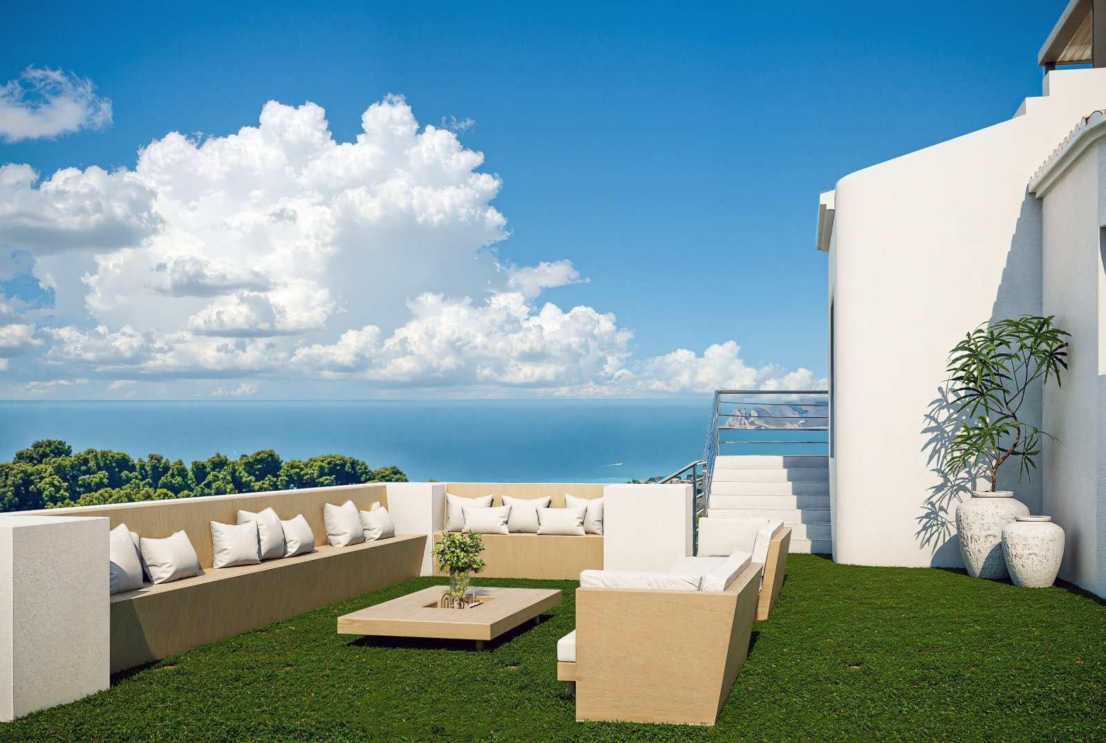In der exklusiven Gegend von Altea gelegen, bietet diese Villa eine privilegierte Umgebung mit Meerblick, ideal für diejenigen, die ein Zuhause an ei