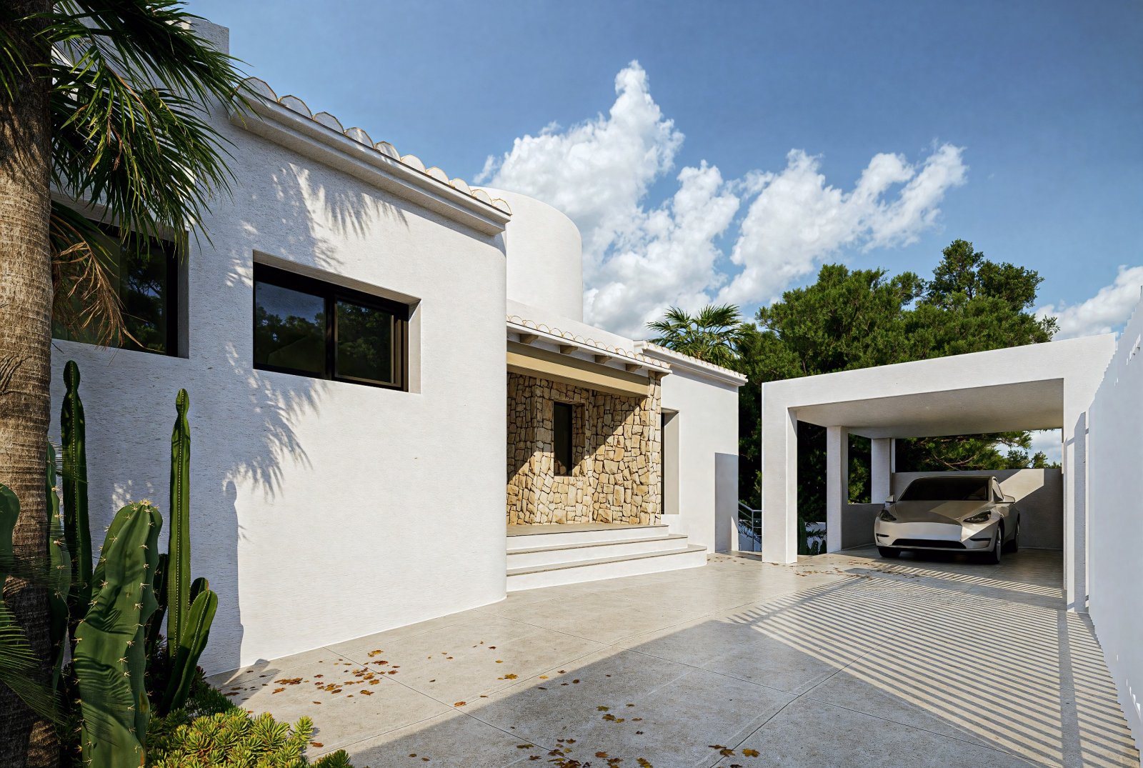 In der exklusiven Gegend von Altea gelegen, bietet diese Villa eine privilegierte Umgebung mit Meerblick, ideal für diejenigen, die ein Zuhause an ei