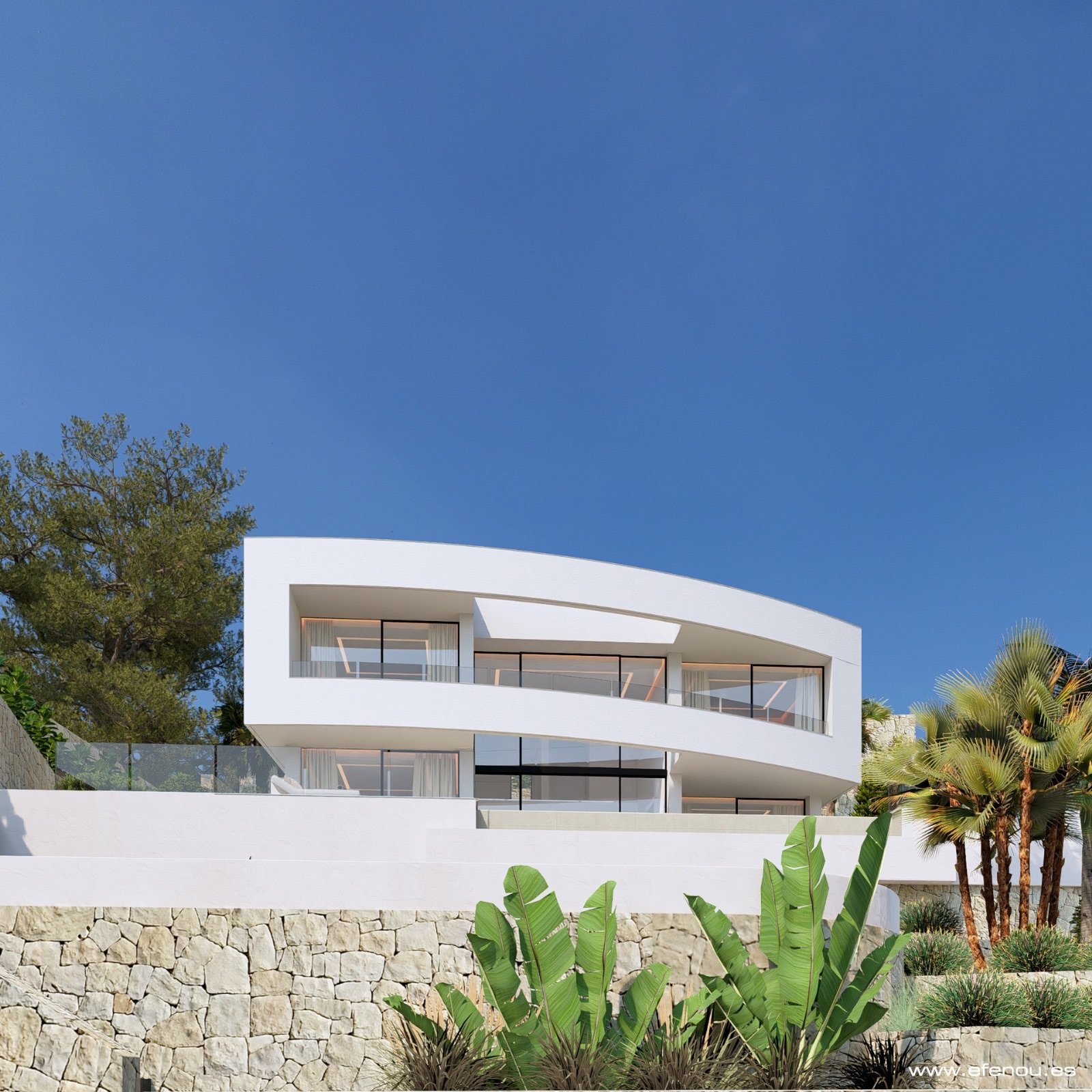 Diese Villa in der schönen Stadt Calpe bietet ein außergewöhnliches Wohnerlebnis mit Meerblick. Die Immobilie befindet sich nur 20 km vom Flughafen e
