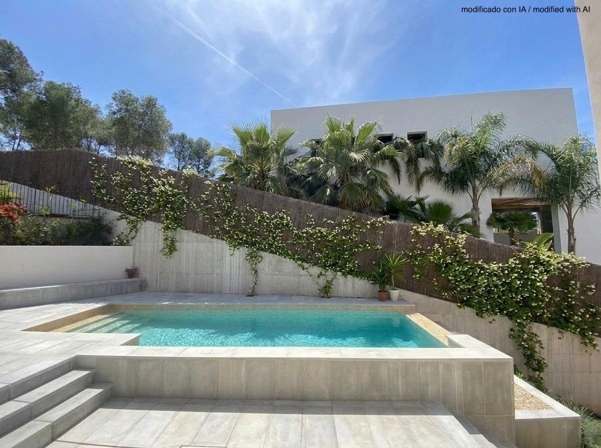 Zeitgenössische Öko-Villa: Wo Natur auf modernes Design trifftMas Alba – Ein nachhaltiges Refugium 5 Minuten von Sitges entfernt Erleben Sie ein Z