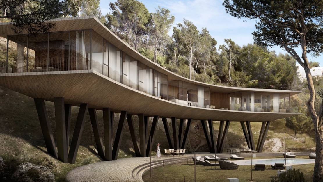 In der charmanten Stadt Benisa gelegen, bietet diese exklusive Villa eine privilegierte Umgebung mit Meerblick. Die Immobilie befindet sich nur 2,7 k