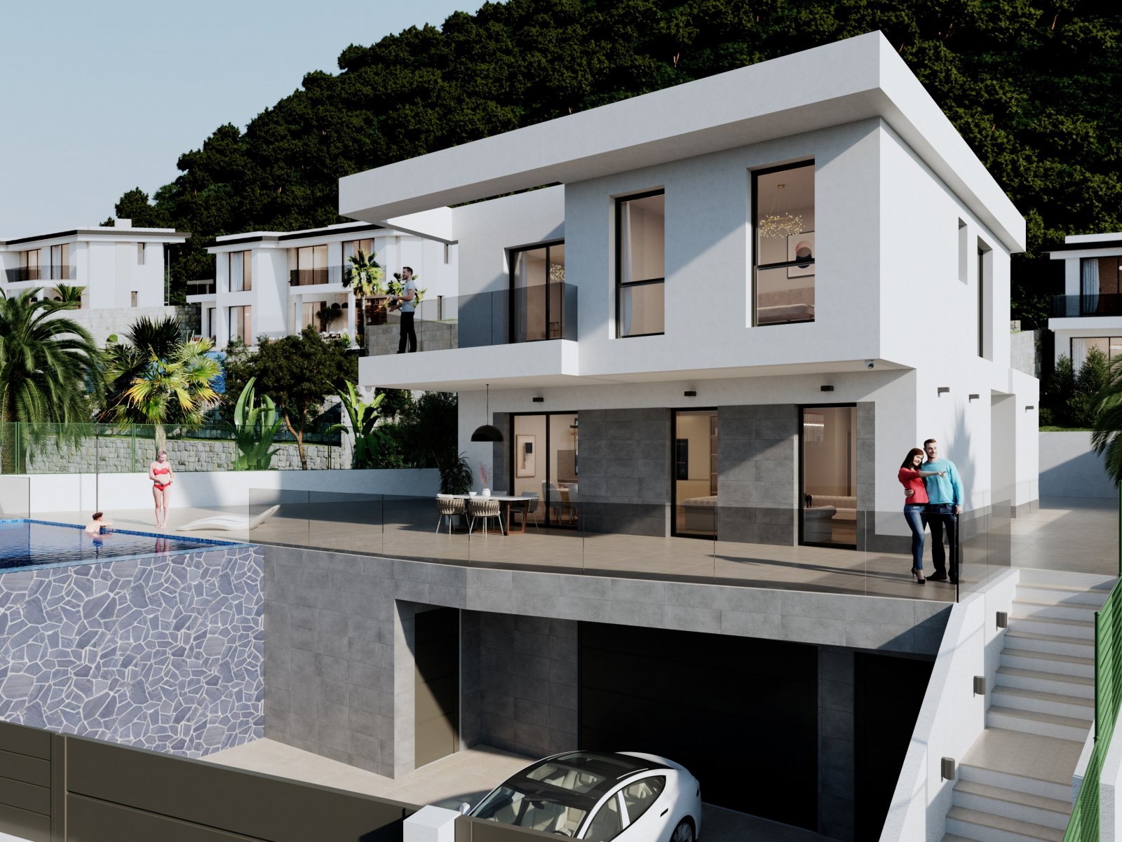 Diese Villa bietet eine privilegierte Umgebung mit Meerblick. Die Immobilie befindet sich nur 5 km von der Küste entfernt, was es ermöglicht, die Mee