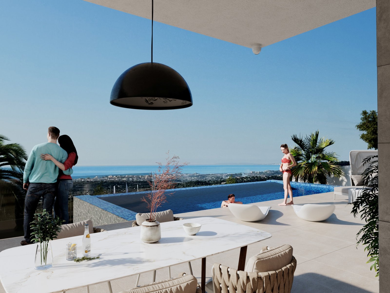 Diese Villa bietet eine privilegierte Umgebung mit Meerblick. Die Immobilie befindet sich nur 5 km von der Küste entfernt, was es ermöglicht, die Mee