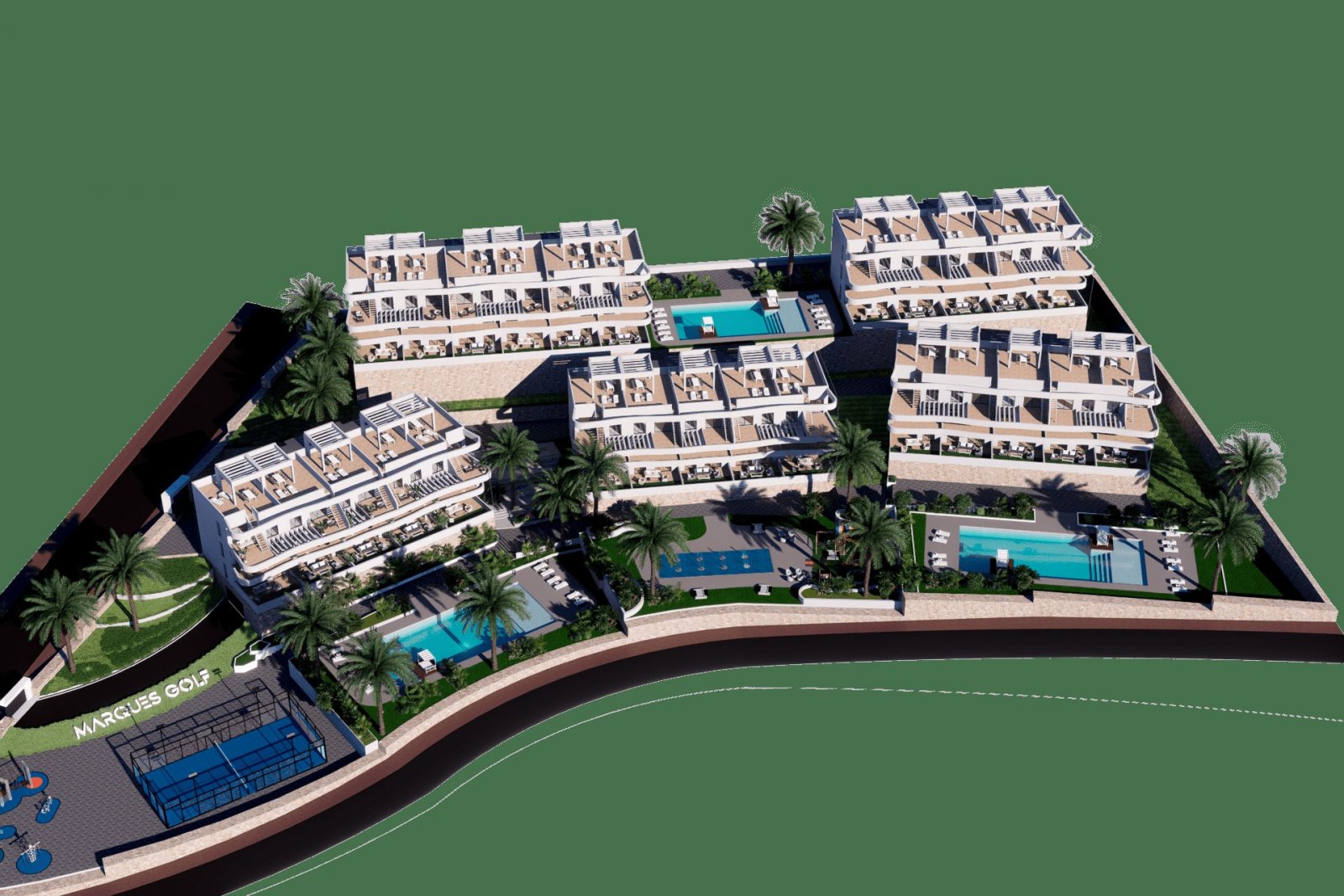 In der charmanten Stadt Finestrat gelegen, bietet diese Wohnanlage eine Vielzahl von Wohnmöglichkeiten, darunter Apartments, Erdgeschosswohnungen und