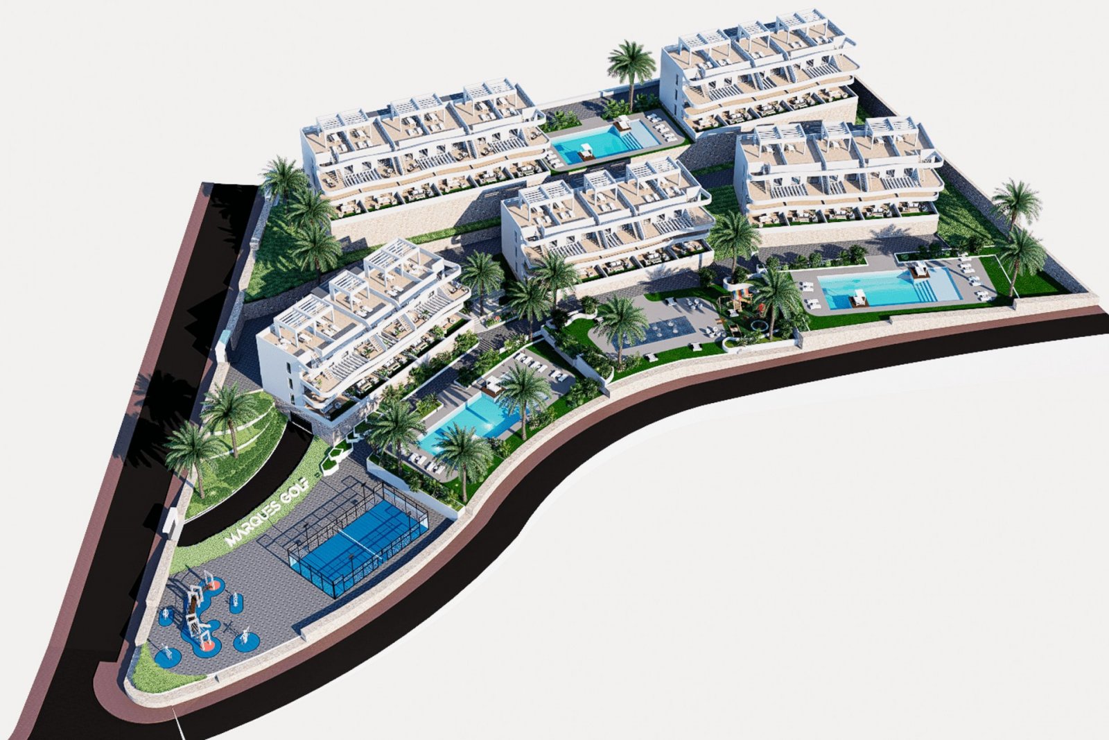 In der charmanten Stadt Finestrat gelegen, bietet diese Wohnanlage eine Vielzahl von Wohnmöglichkeiten, darunter Apartments, Erdgeschosswohnungen und