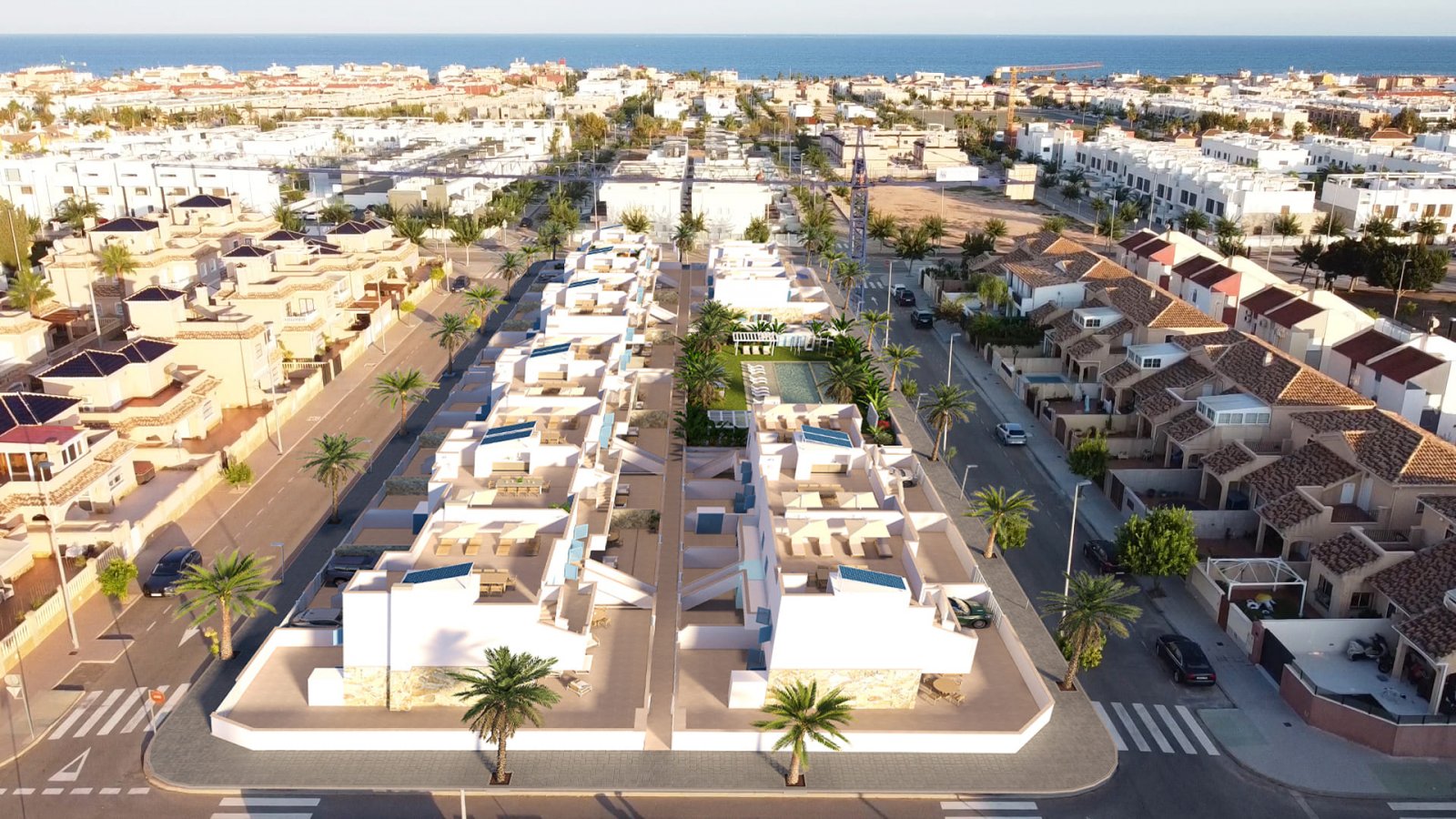 Gelegen im charmanten Torre de la Horadada, bietet diese exklusive Sammlung von 19 Immobilien eine Vielzahl von Wohnmöglichkeiten, die zu verschieden