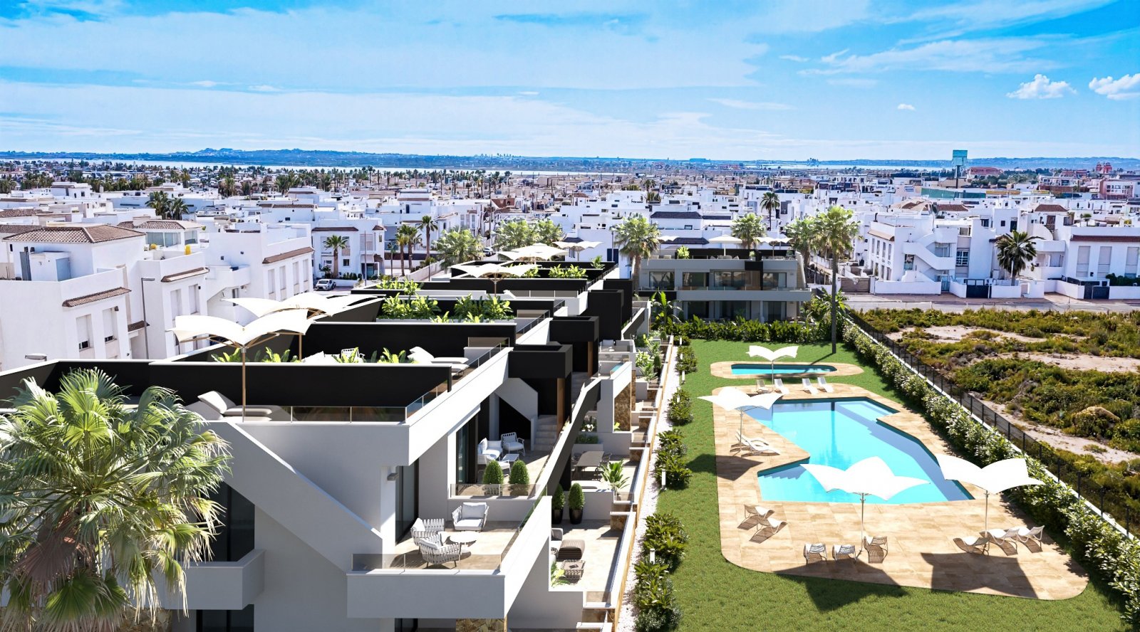 In der charmanten Ciudad Quesada gelegen, bietet diese Wohnanlage eine Auswahl von 28 Bungalows, die für diejenigen entworfen wurden, die ein Gleichg