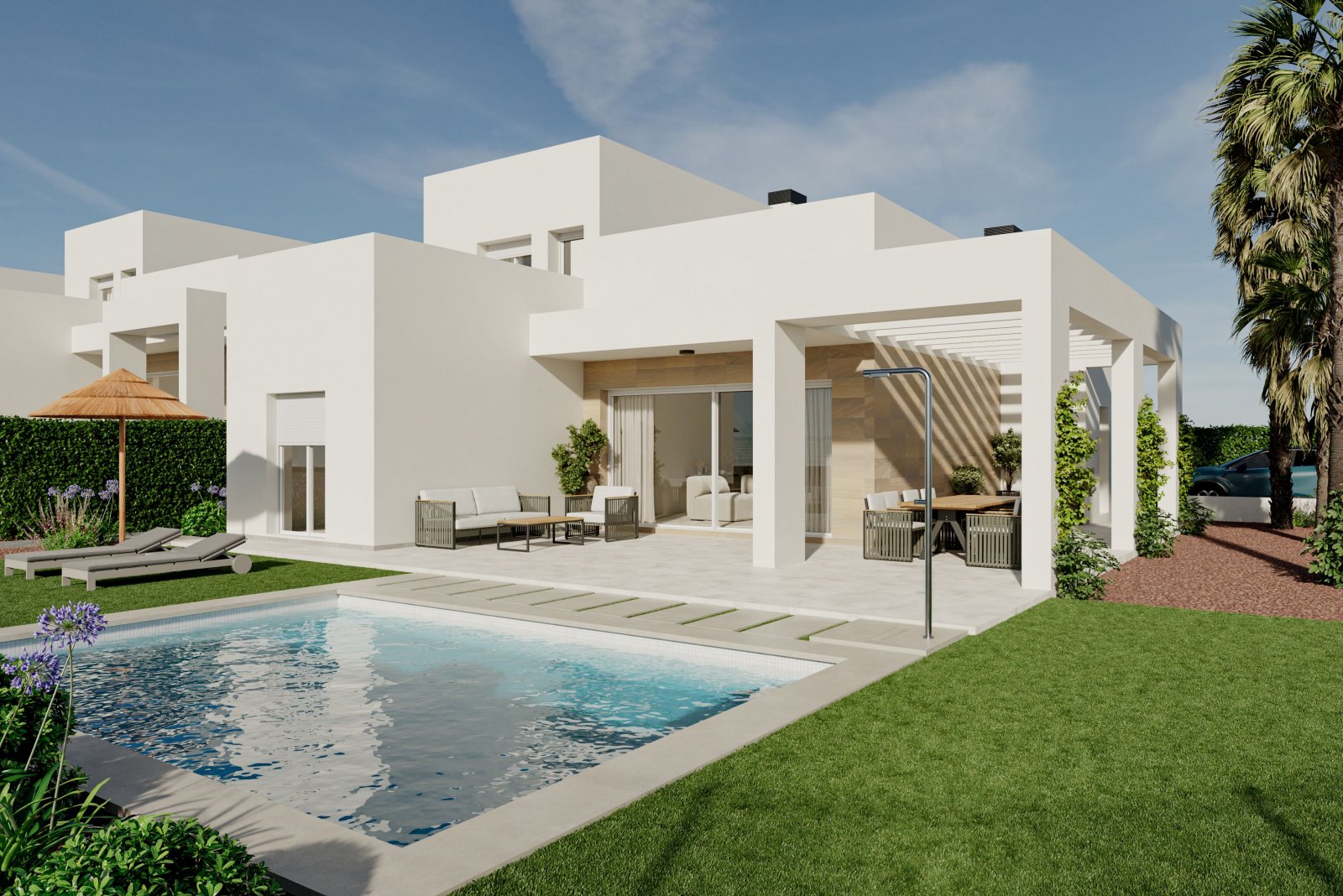 La Finca Golf:  Im prestigeträchtigen Umfeld von La Finca Golf gelegen, bieten diese exklusiven unabhängigen Häuser einen unvergleichlichen Lebensstil. Mit nur drei  