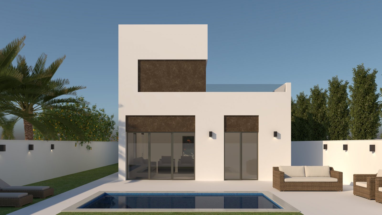 Ciudad Quesada:  In der prestigeträchtigen Gegend von Ciudad Quesada gelegen, bietet dieses freistehende Chalet eine perfekte Kombination aus Komfort und Stil. Mit nu 