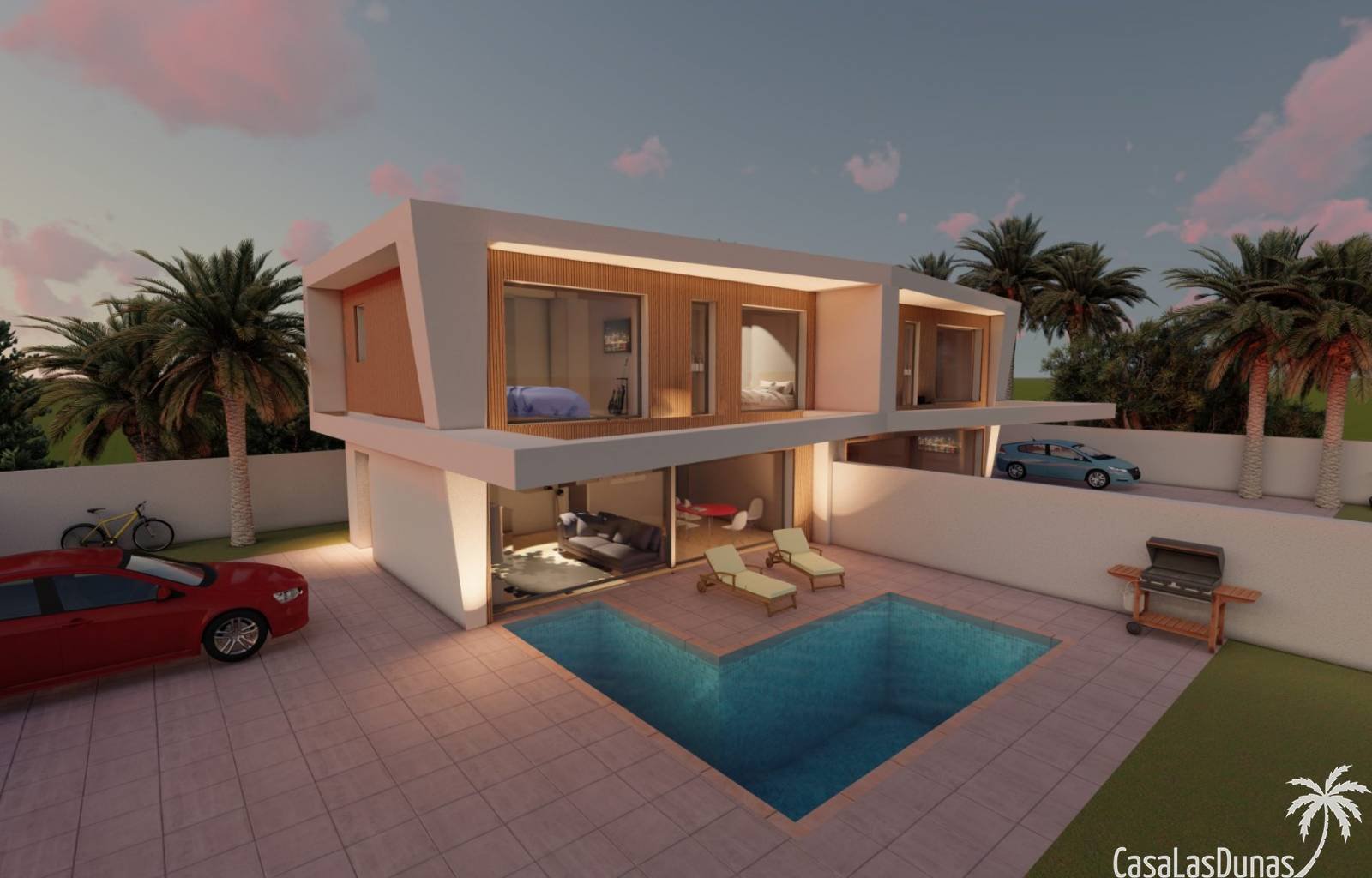 Entdecken Sie diese eleganten neuen Villen in Gran Alacant, einer begehrten Wohngegend an der Costa Blanca, wo Komfort, Ruhe und eine ideale Lage per