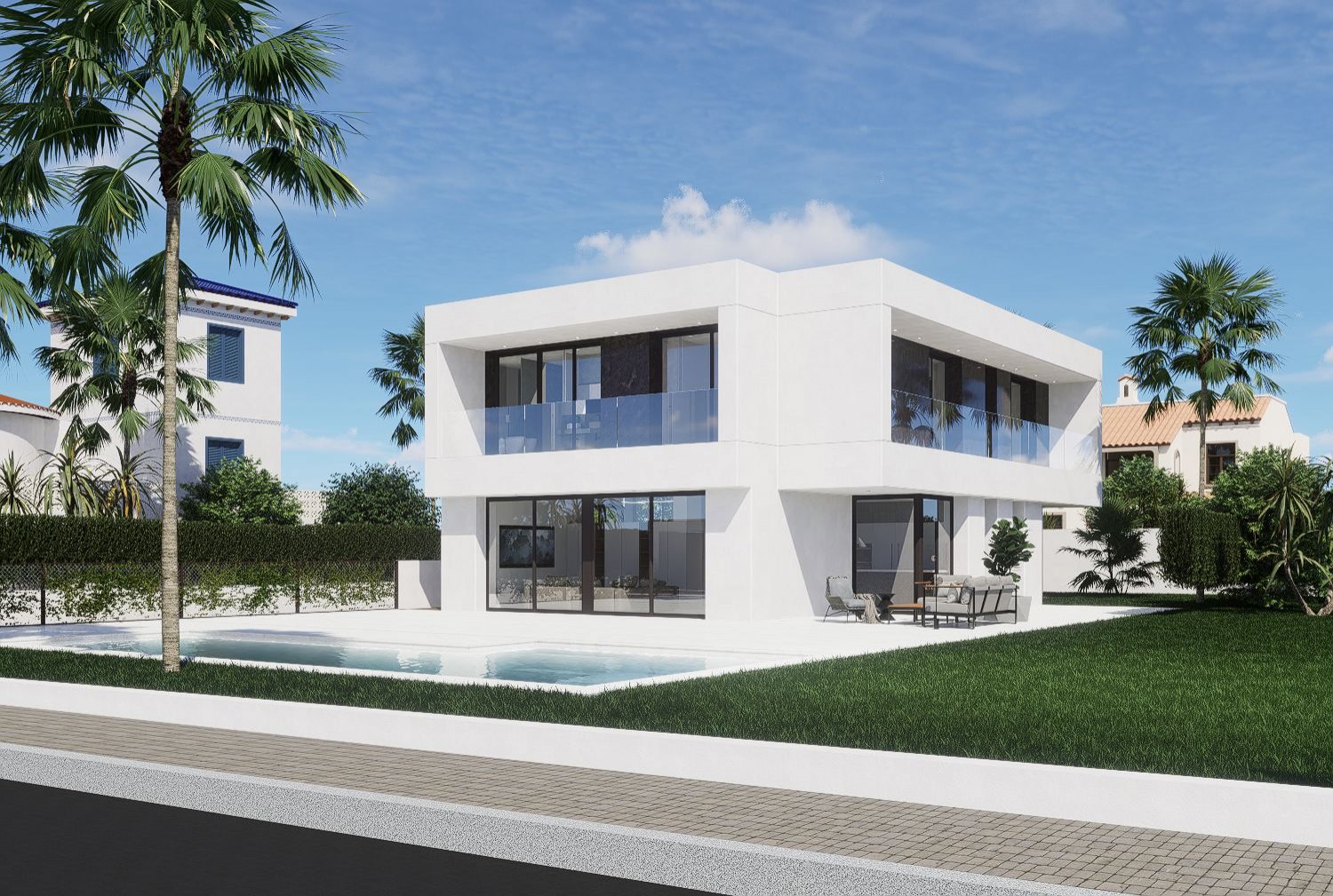 Diese exklusive Villa befindet sich in der charmanten Stadt La Nucía und bietet eine privilegierte Umgebung für diejenigen, die ein Traumhaus suchen.