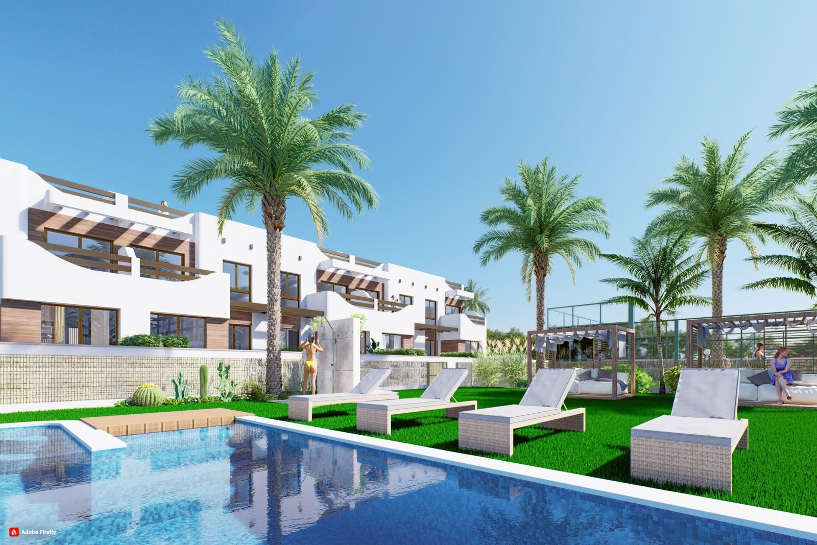  Im charmanten Ort Pilar de la Horadada gelegen, bietet diese Wohnanlage eine Auswahl von 30 Immobilien, die für den mediterranen Lebensstil konzipier